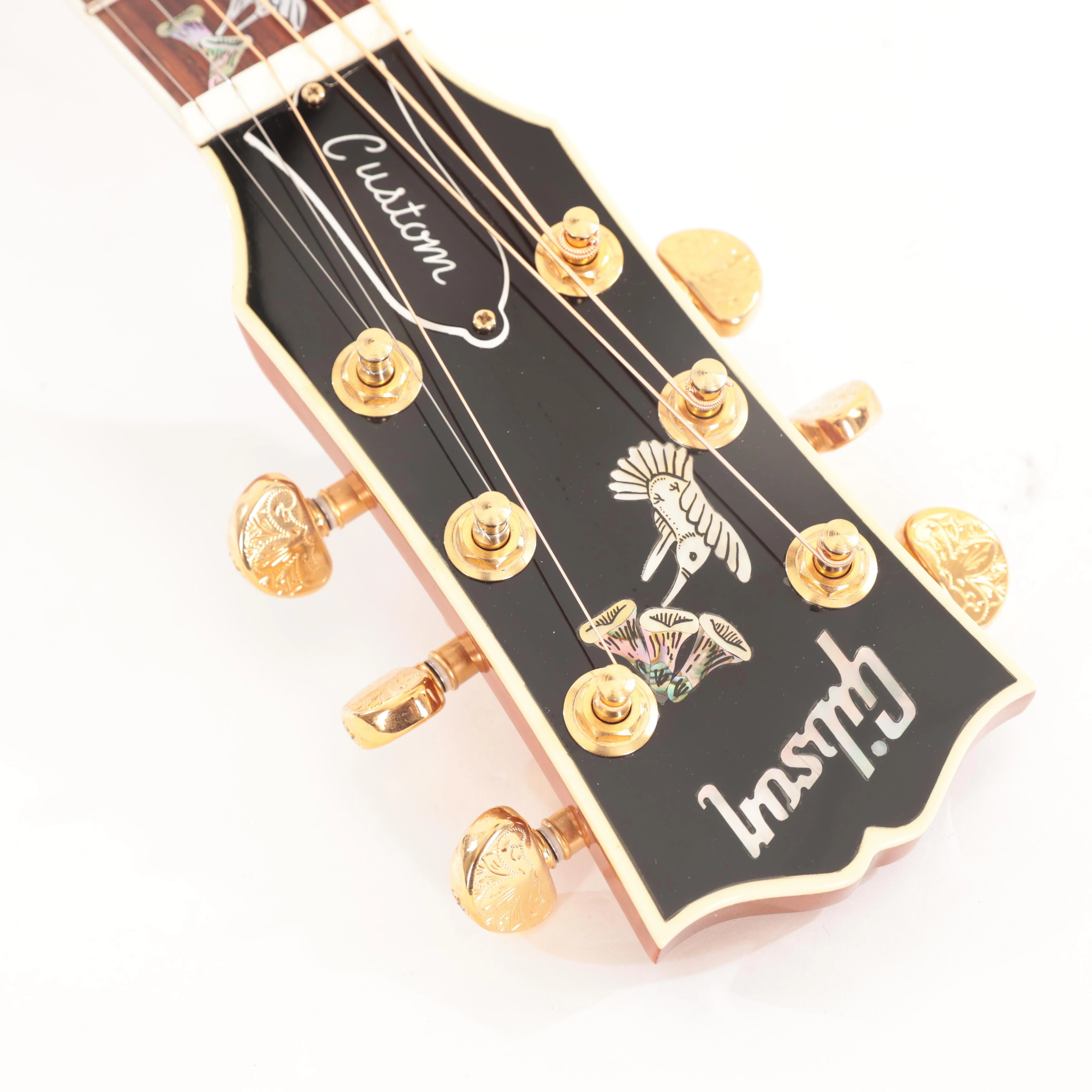 Second Hand Gibson Hummingbird Custom Acoustic Guitar in Koa 2377 - SOR00985-4 (18).jpg