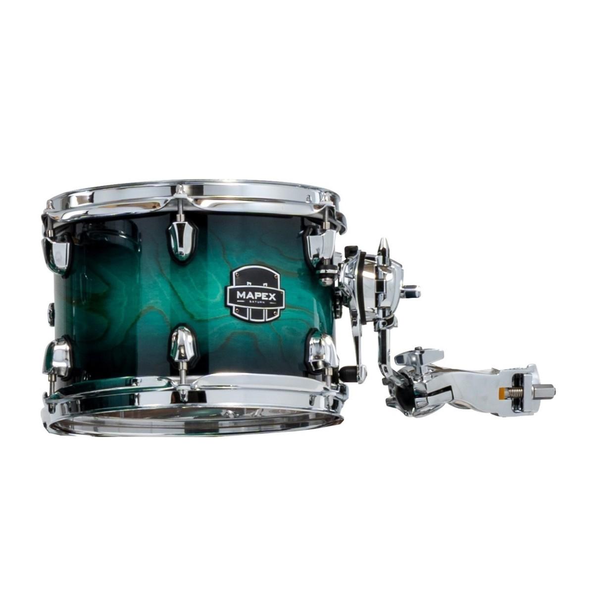 Mapex Saturn VI 8x7 Tom Pack Including TH800 Tom Holder in Marine Teal Burst - SRT807PKZ-XT.jpg