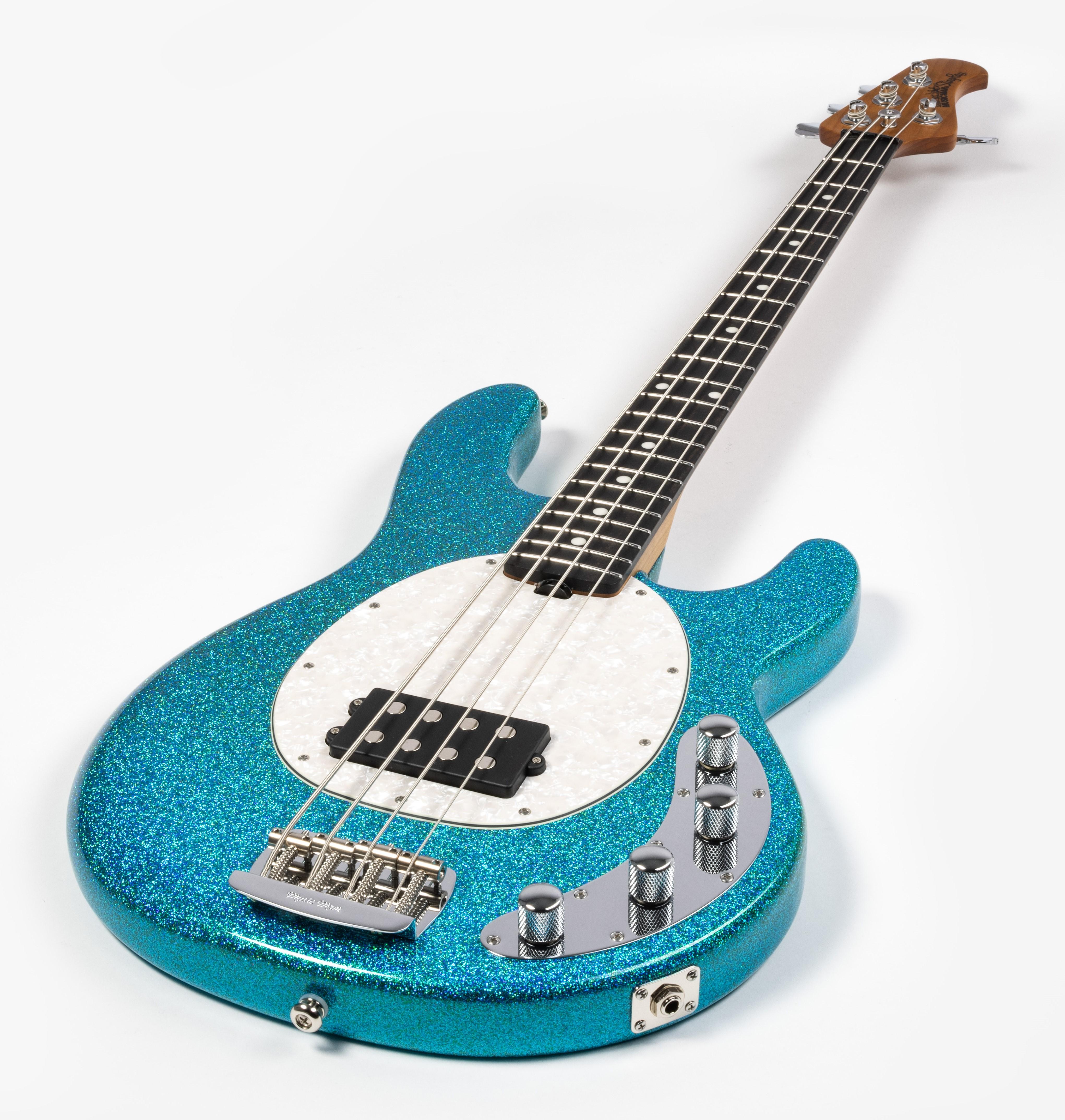 Music Man StingRay Special Bass Guitar in Anomalous Green - 107-ABR-50-09-MB-Angle.jpg