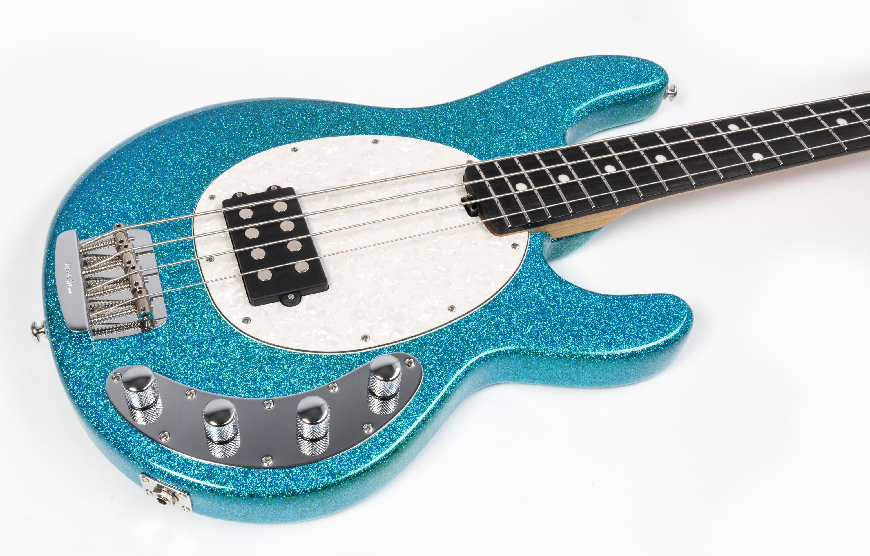 Music Man StingRay Special Bass Guitar in Anomalous Green - 107-ABR-50-09-MB-Body-Angle.jpg