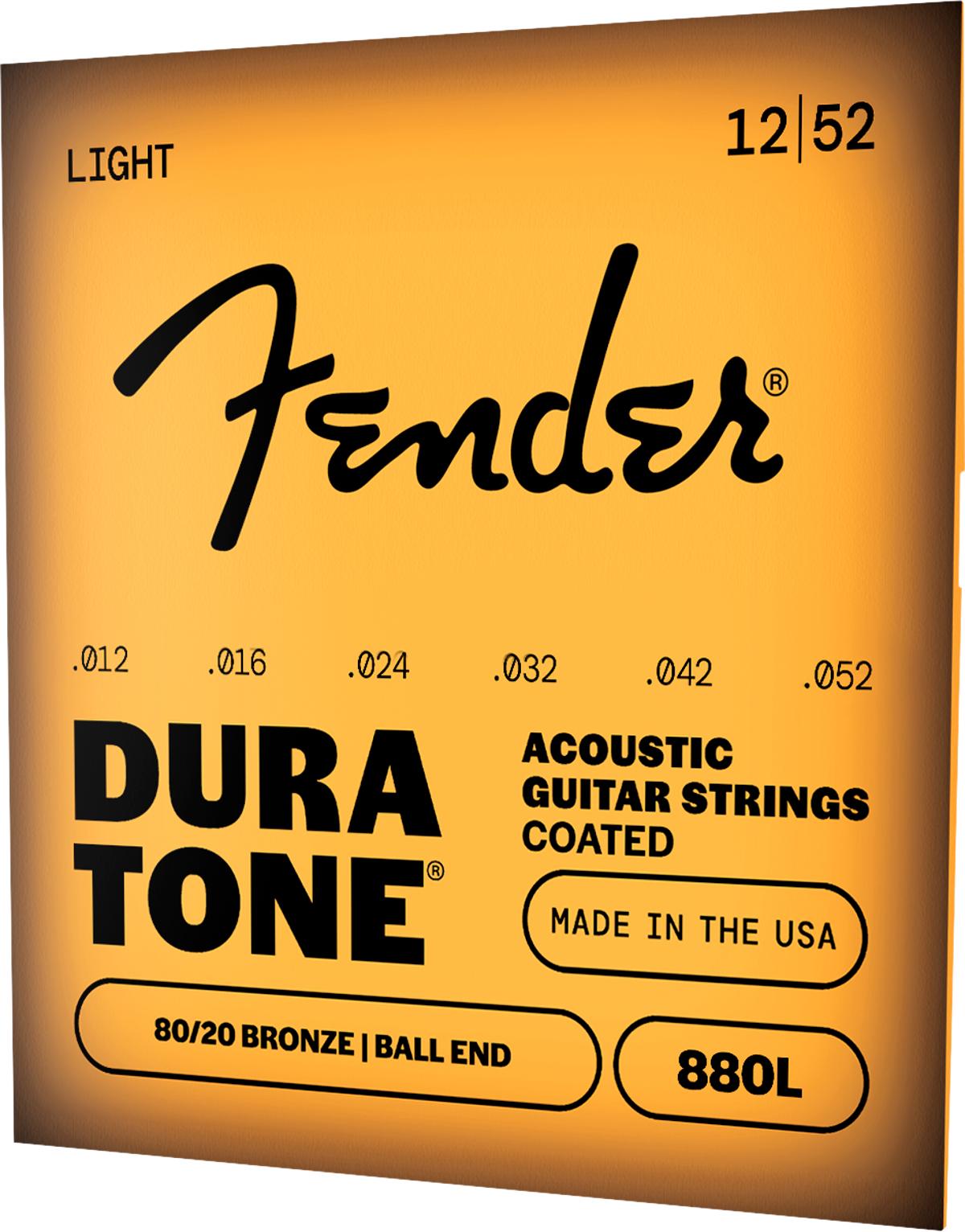 Fender Dura-Tone 880 Coated 80/20 Bronze Acoustic Guitar Strings 12-52 - 0730880303-2.jpg