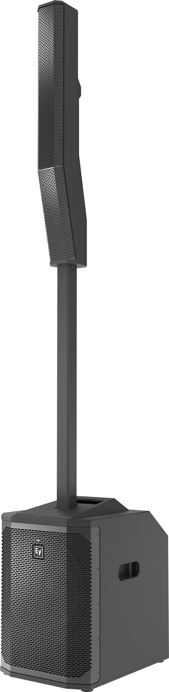 Electro Voice EV Evolve 50M Portable Column Array Active PA System with built-in 8 Channel Mixer - BLACK - 427414-EV_EVOLVE50M_Hero_Left_Assembled_Black_2400.jpg