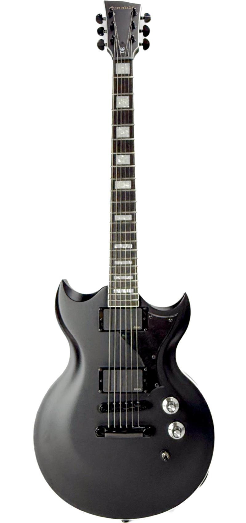 Dunable Minotaur DE Electric Guitar in Matte Black - MN-DE-MB-Front.jpg