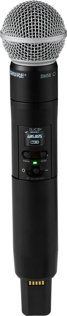 Shure SLXD2+ Wireless SM58 Handheld Transmitter - SLXD2P-58-K55 (1).jpg