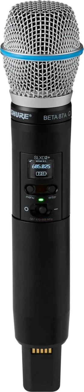 Shure SLXD2+ Wireless Beta87A Handheld Transmitter - SLXD2P-B87A-K55 (1).jpg