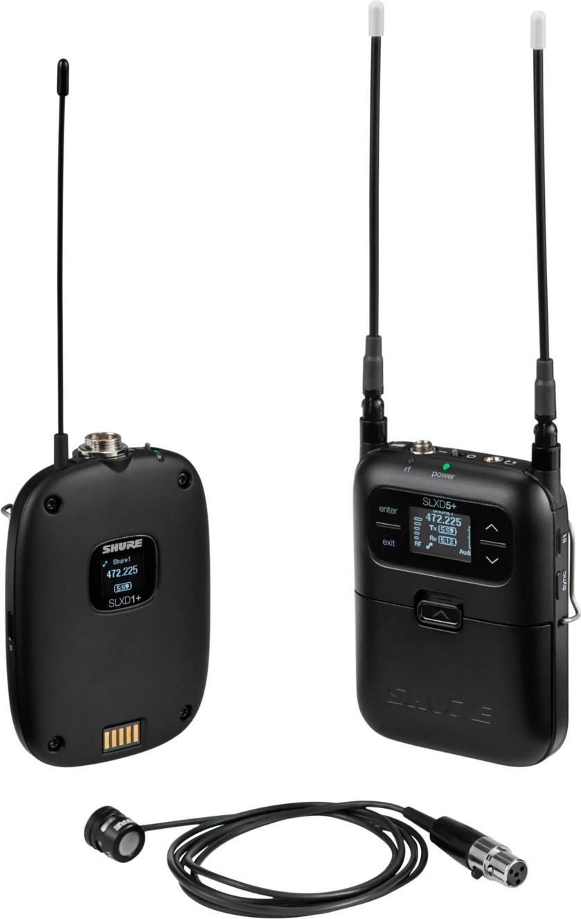 Shure Portable Wireless Unit With WL185M Lav Microphone  - SLXD15P-85M-K55 (1).jpg