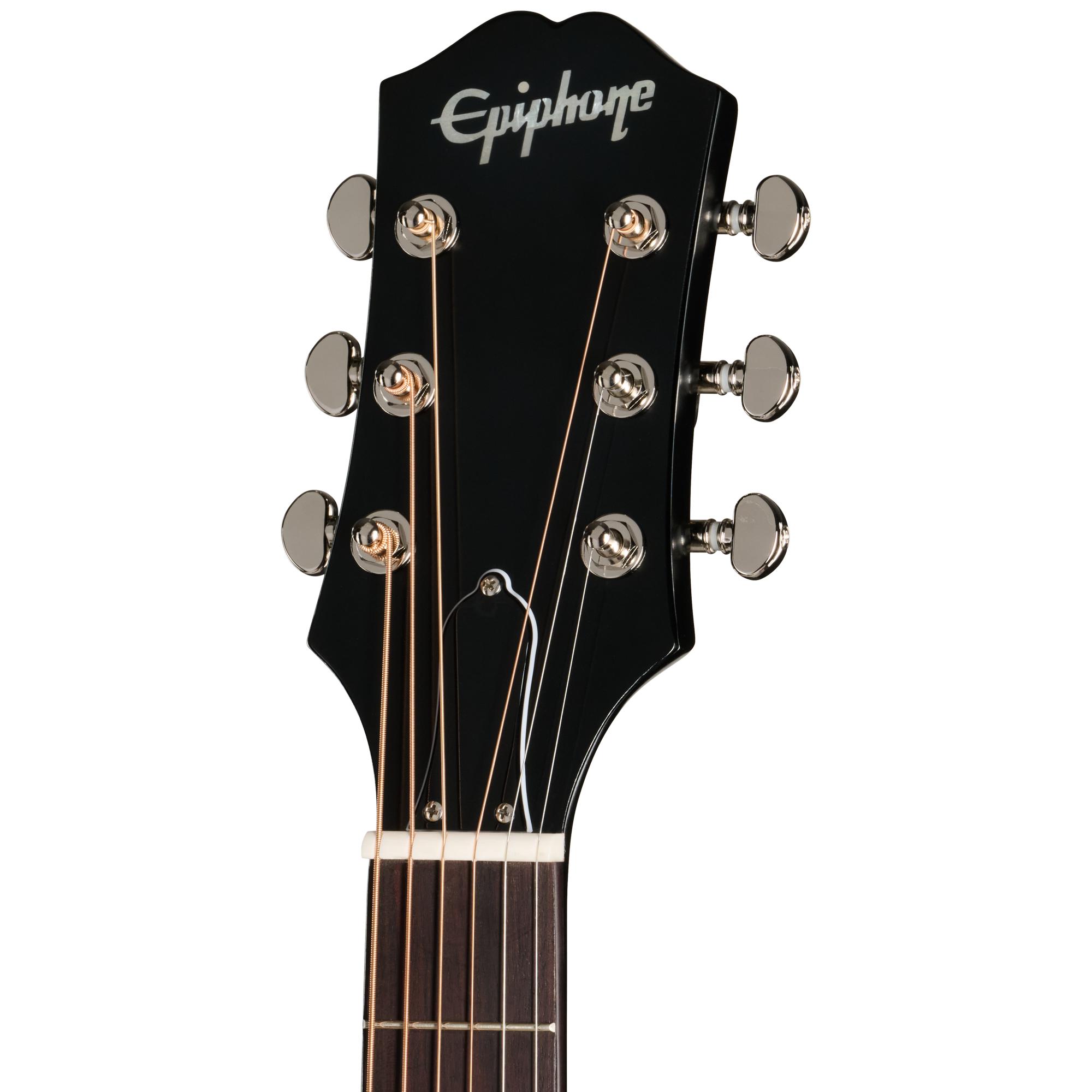 Epiphone Inspired by Gibson L-00 Standard Electro Acoustic Guitar in Vintage Sunburst - EIALSVSNH1_5_Headstock.jpg