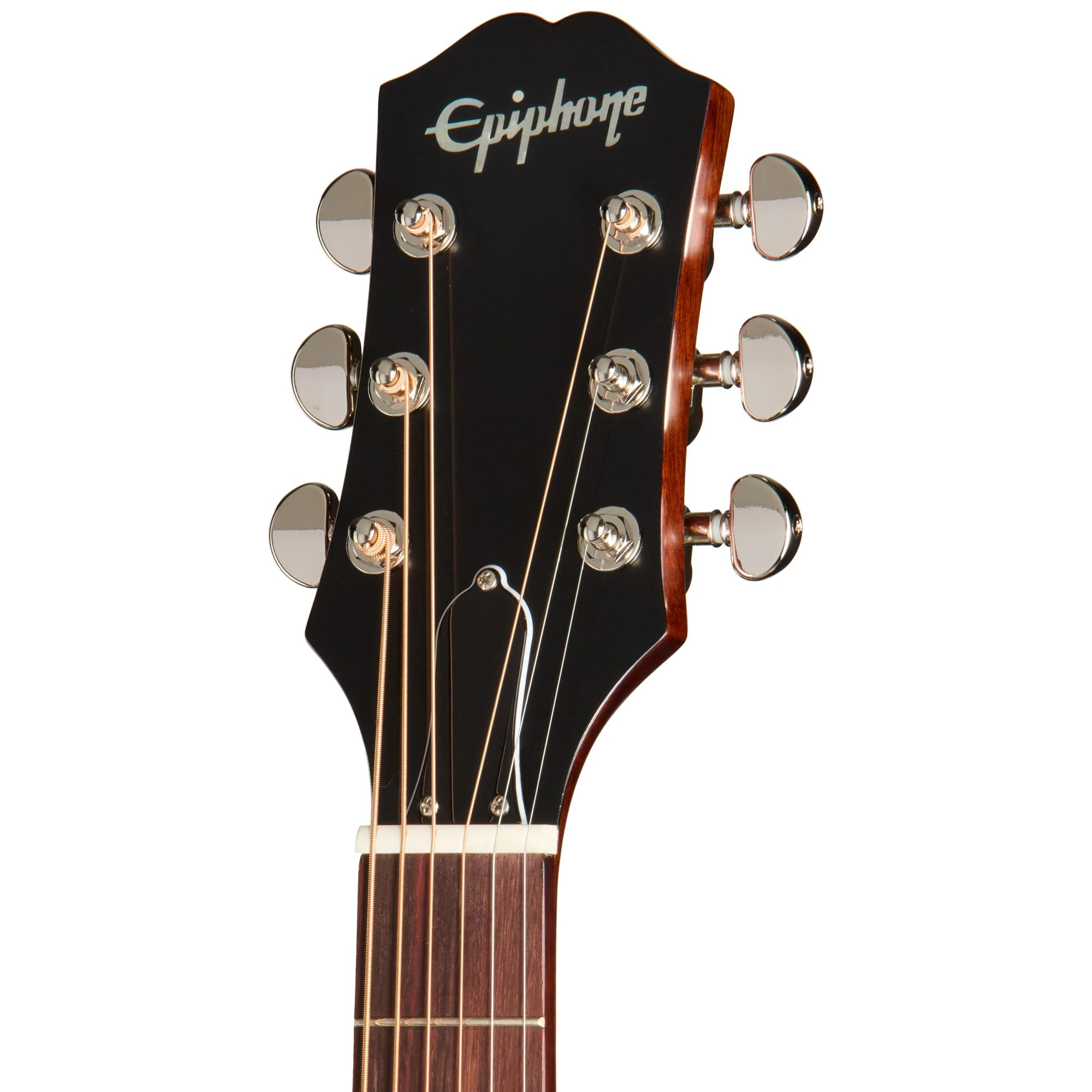 Epiphone Inspired by Gibson J-45 Standard EC Electro Acoustic Guitar in Honey Burst - EIAJ4CHBNH1_25011500566_5_Headstock.jpg