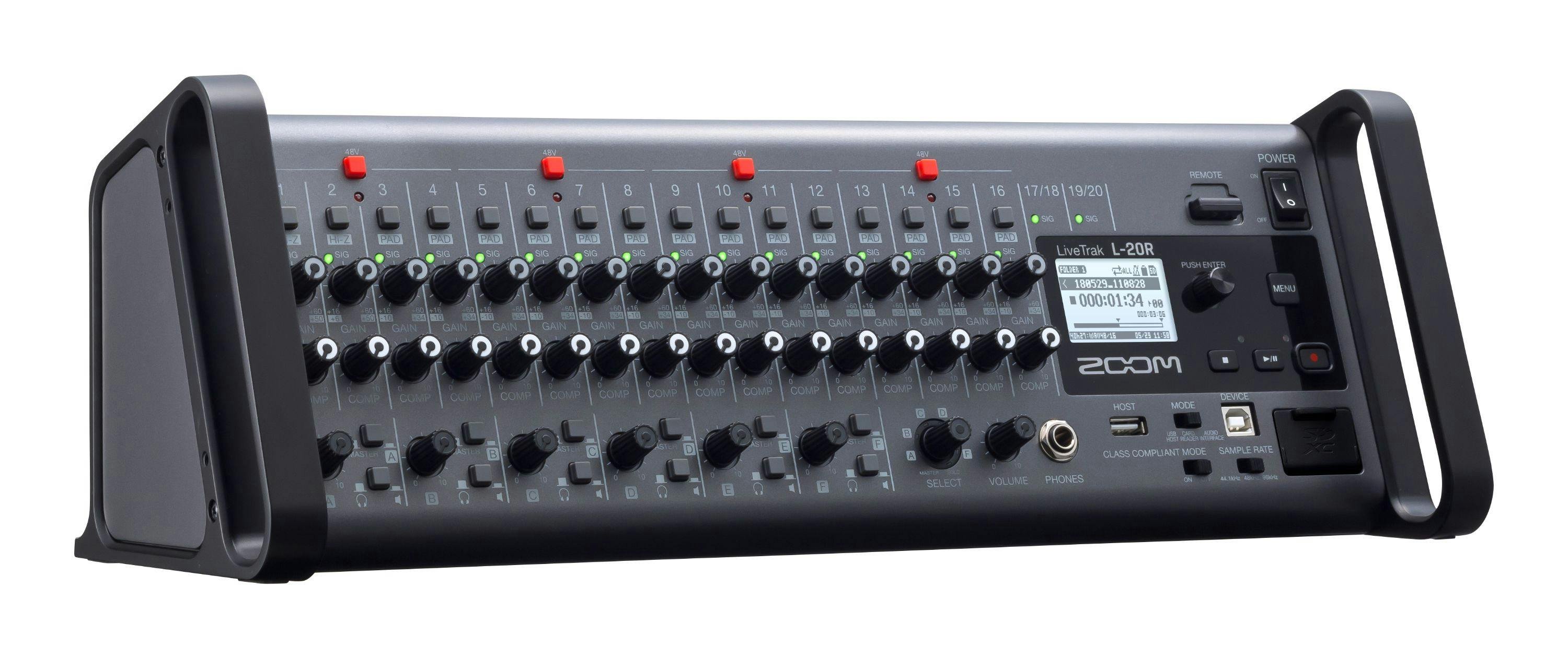 Zoom Livetrack L-20R Rackmount Digital Mixer - Andertons Music Co.