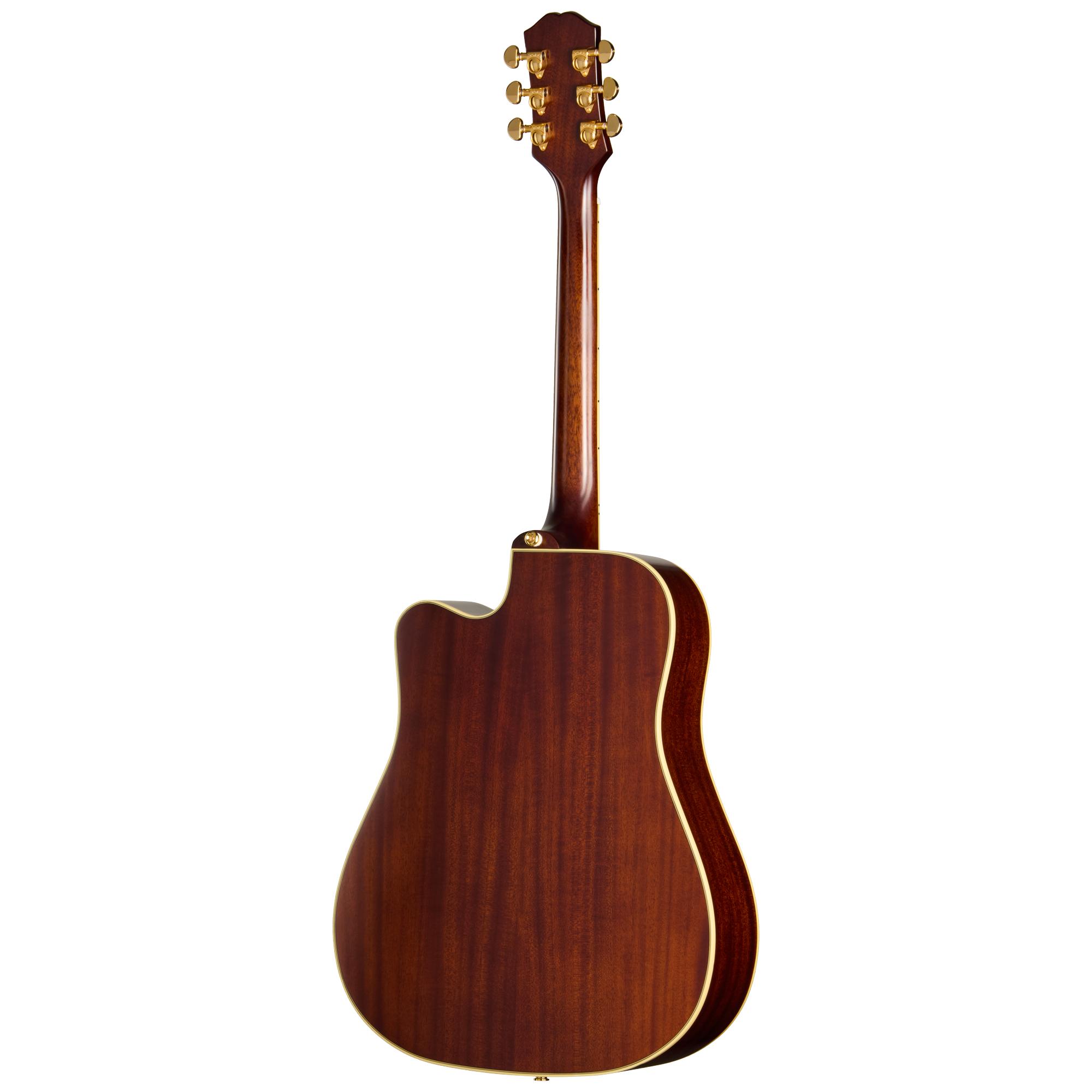 Epiphone Inspired by Gibson Hummingbird Standard EC Electro Acoustic Guitar in Natural - EIAHBCNAGH1_25011500553_4_Back.jpg