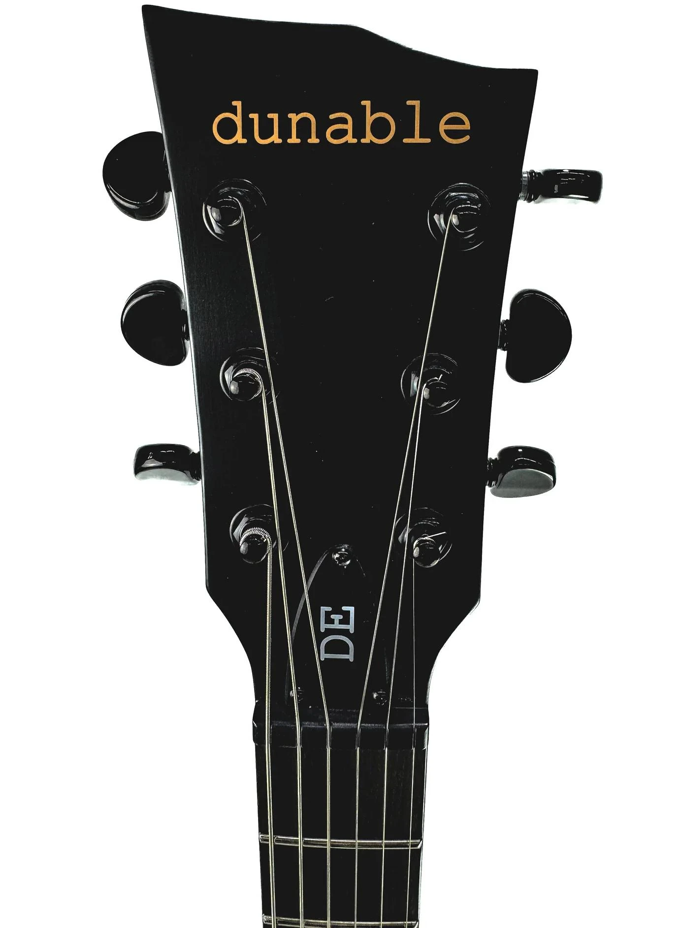 Dunable Yeti DE Swamp Ash Electric Guitar in Matte Black - YE-MB-Headstock.jpg