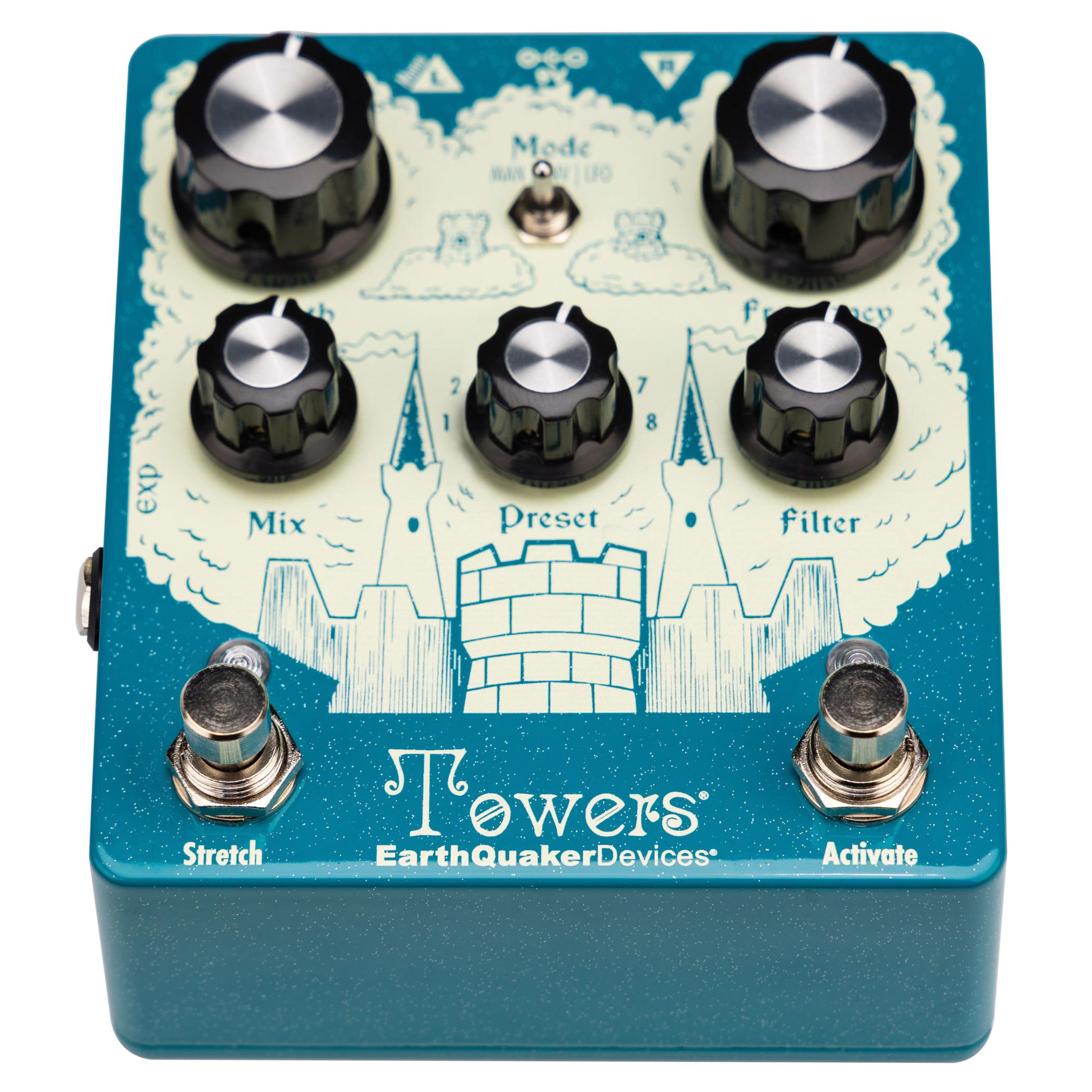 EarthQuaker Devices Towers Stereo Soundscape Generator Reverb