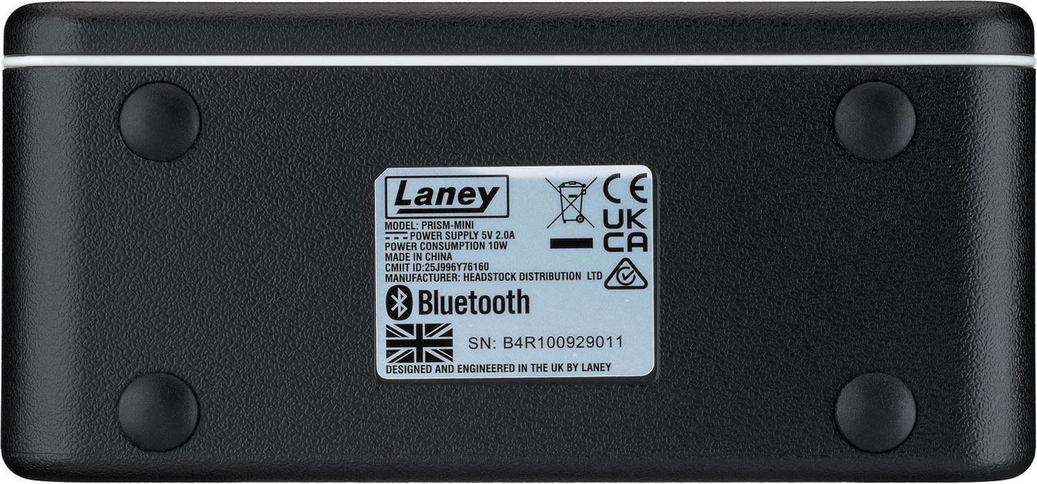 Laney PRISM MINI Portable Multi FX Guitar Amp and Bluetooth Speaker in Black - Prism-Mini-BK-Base.jpg