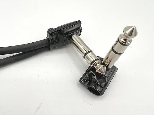 Evidence Audio ESP Soldered Plug 4mm Stereo Connector for Dual-Mono, Brass with Direct Nickel Plating - ESP-RA-TRS-DM-4.jpg