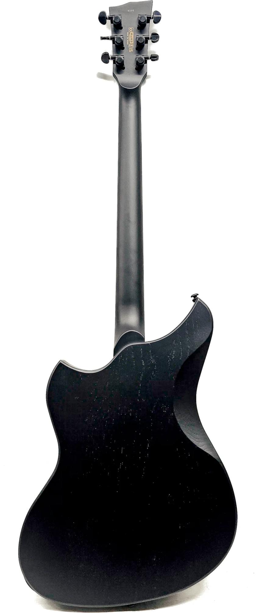 Dunable Yeti DE Baritone Swamp Ash Electric Guitar in Matte Black - YEB-MB-Back.jpg