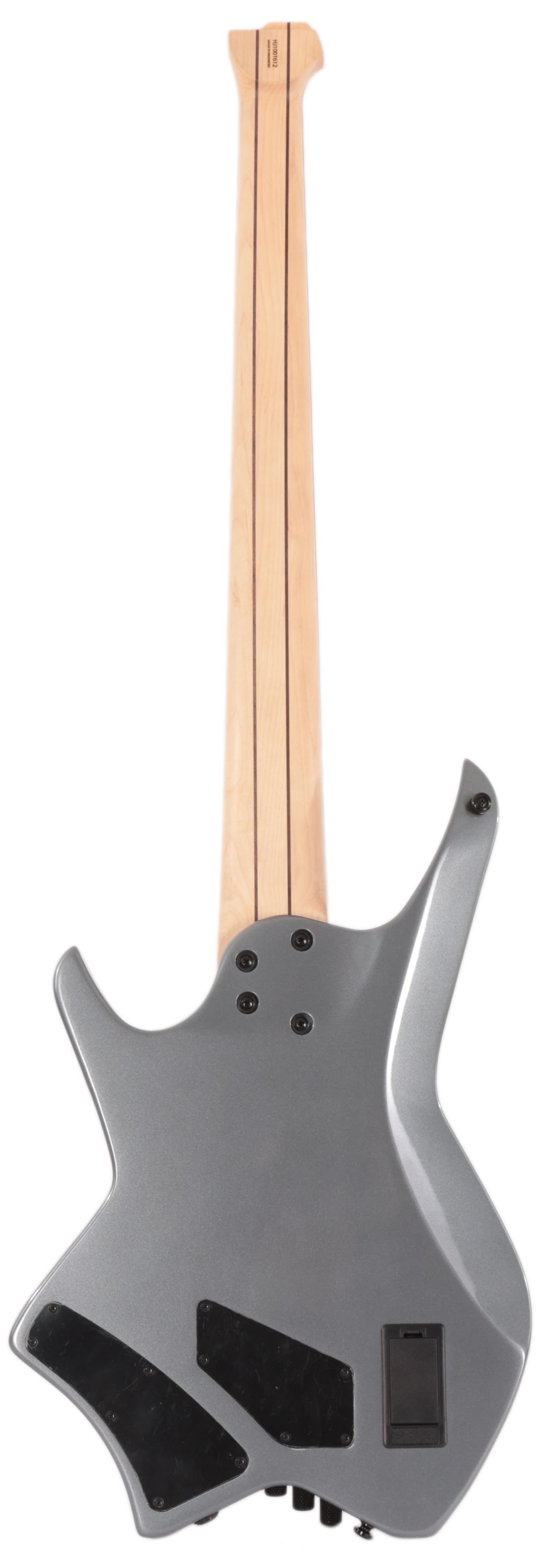 B Stock : HILS NEXT HNB5 5-String Bass Guitar in Gloss Gunmetal Grey with Fanned Frets - 006 - HNB5G-NS-GMG   (3).jpg