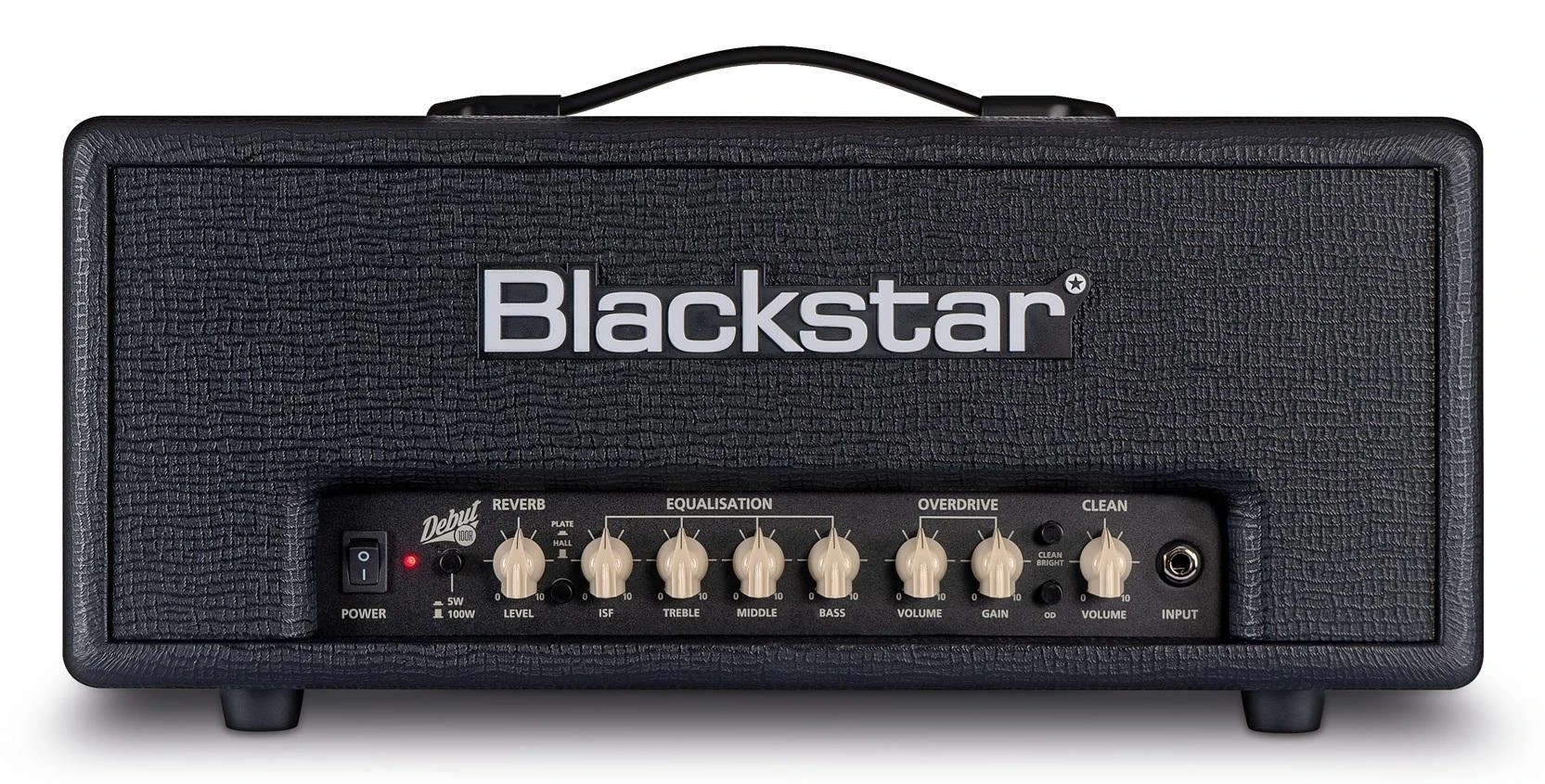 B Stock : Blackstar Debut 100RH 100W Head with Reverb in Black - 001 - Debut-100H-Black-Front.jpg
