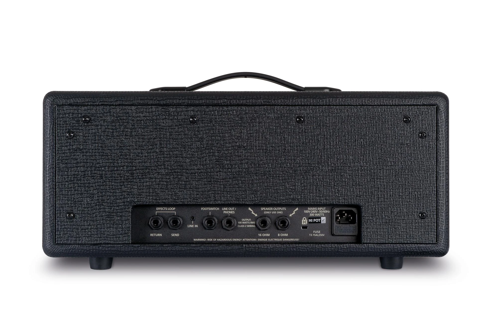 B Stock : Blackstar Debut 100RH 100W Head with Reverb in Black - 001 - Debut-100H-Black-Rear.jpg