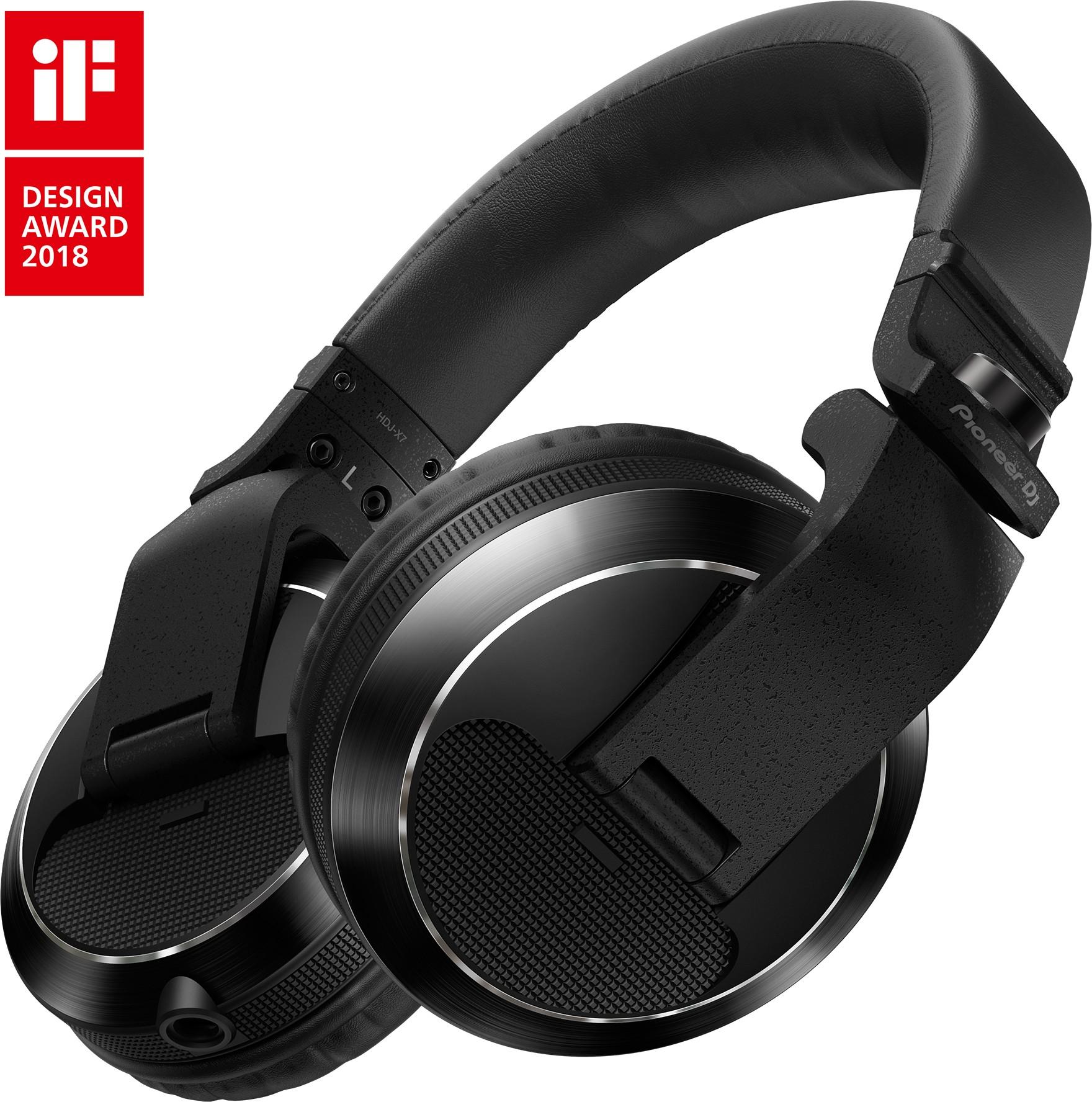 Pioneer HDJ-X7-K Pro DJ Headphones With Swivel Ear In Black - HDJ-X7-K (4).jpg