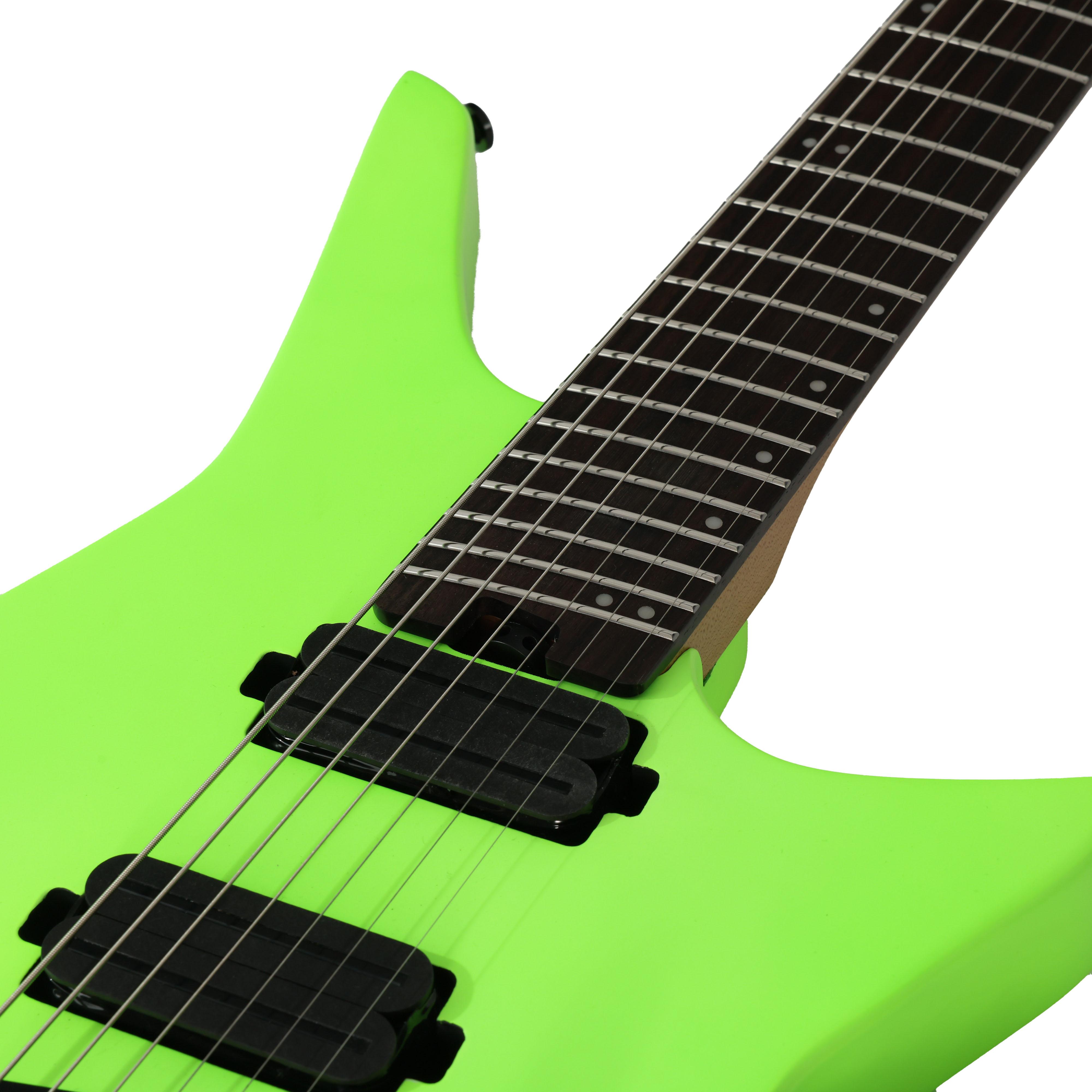 HILS HZ7 Headless Multi-Scale 7-String Electric Guitar in Satin Neon Green - HZ7HS-NGN-Photo-Pickups.jpg