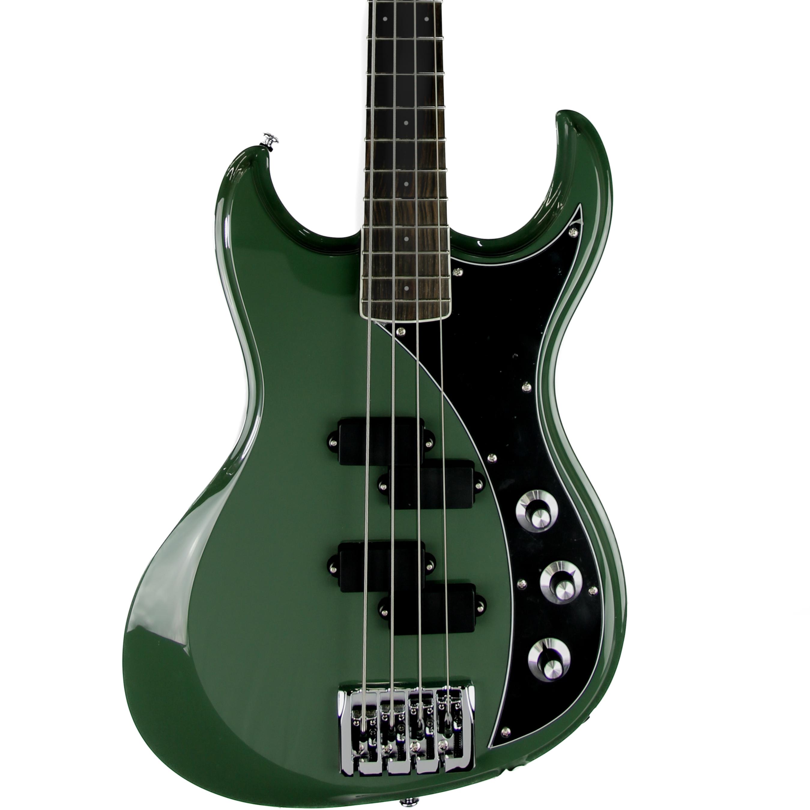 Dunable Gnarwhal DE Bass Guitar in Olive Green - GN-B-OG-Body.jpg