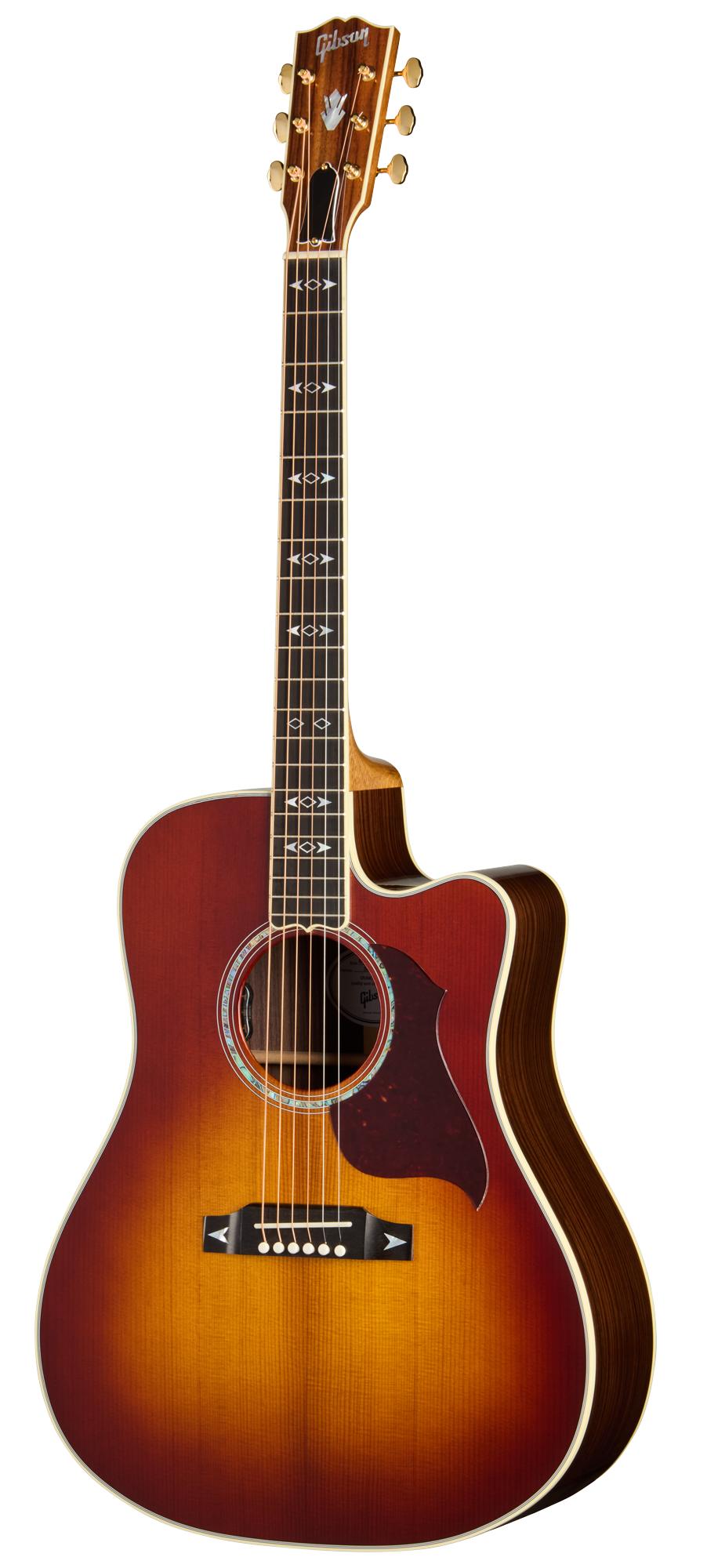 Gibson Songwriter Recording Artist EC Electro Acoustic Guitar in Rosewood Burst - MCSSSCRARB_3_Front.jpg