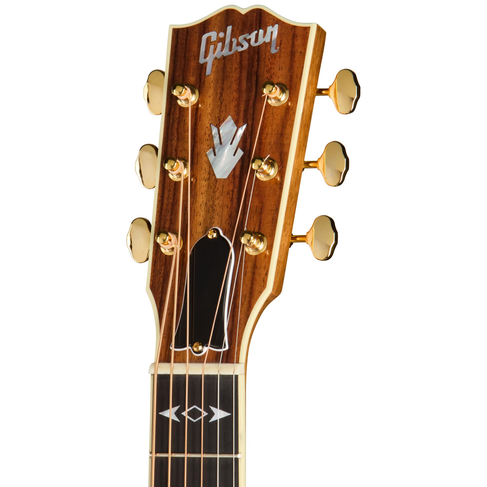 Gibson Songwriter Recording Artist EC Electro Acoustic Guitar in Rosewood Burst - MCSSSCRARB_5_Headstock.jpg