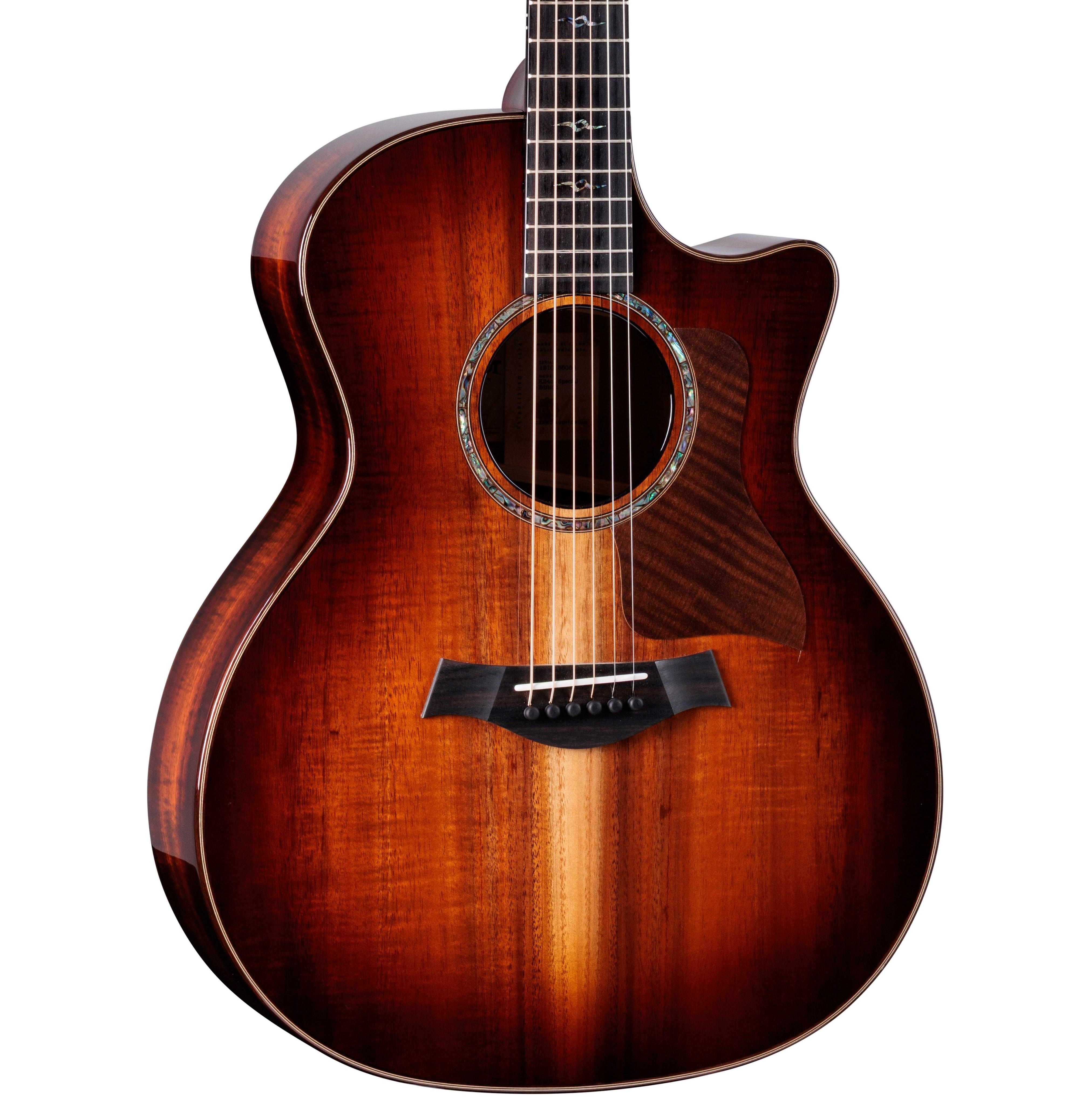 Taylor Next Generation K24ce Special Edition Hawaiian Koa Electro Acoustic Guitar in Shaded Edgeburst - Taylor-Next-Generation-K24ce-Special-Edition-1210155088-FrontRight-cropped.jpg
