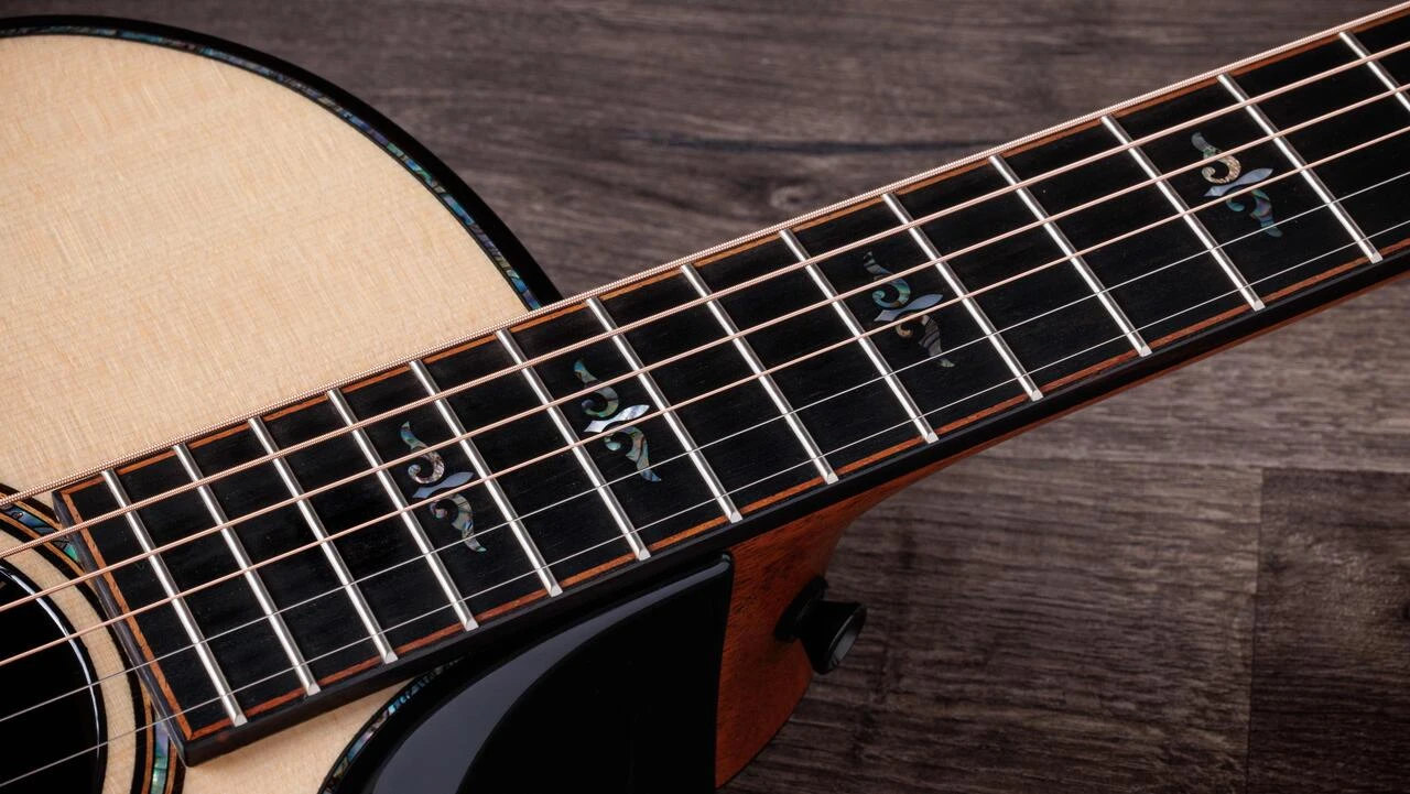 Taylor Next Generation 914ce Lutz Spruce Builders Edition Electro Acoustic Guitar in Kona Edgeburst - Taylor-Builder’s-Edition-914ce-(2026-Spec)-1210155087-gallery-08-2025.jpg