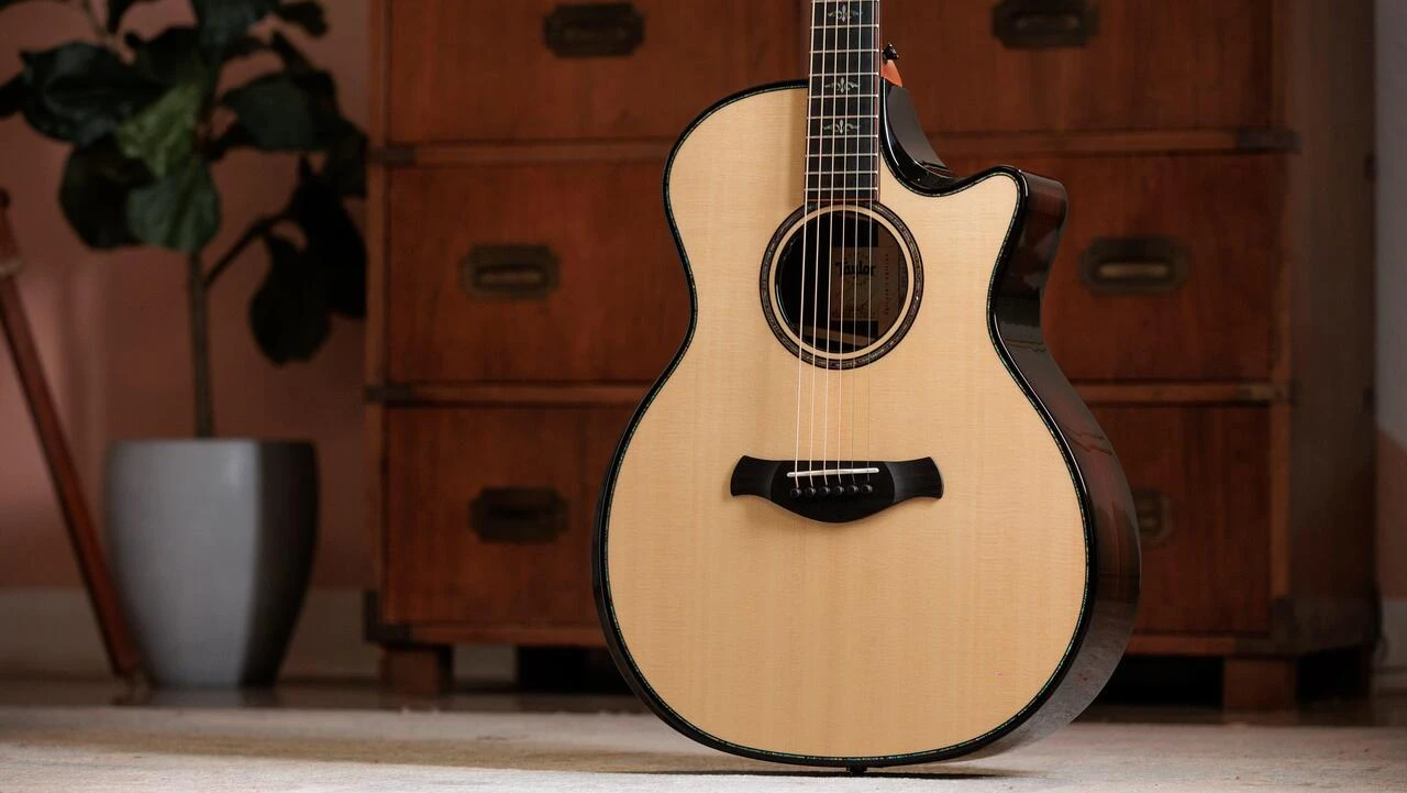 Taylor Next Generation 914ce Lutz Spruce Builders Edition Electro Acoustic Guitar in Kona Edgeburst - Taylor-Builder’s-Edition-914ce-(2026-Spec)-1210155087-gallery-17-2025.jpg