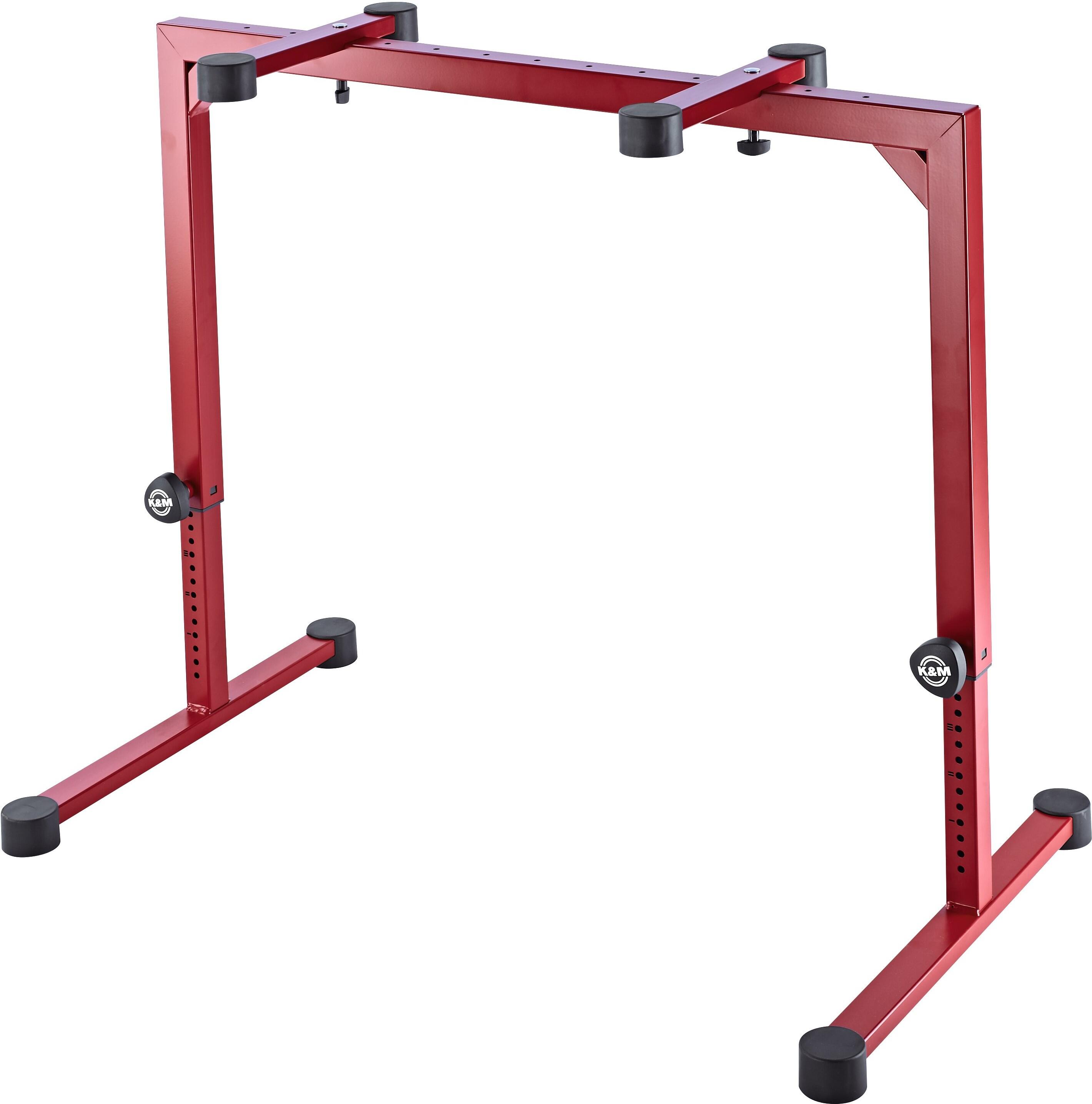 K&M 18810 Heavy Duty Steel Tube Adjustable Keyboard Table Stand Stand ...