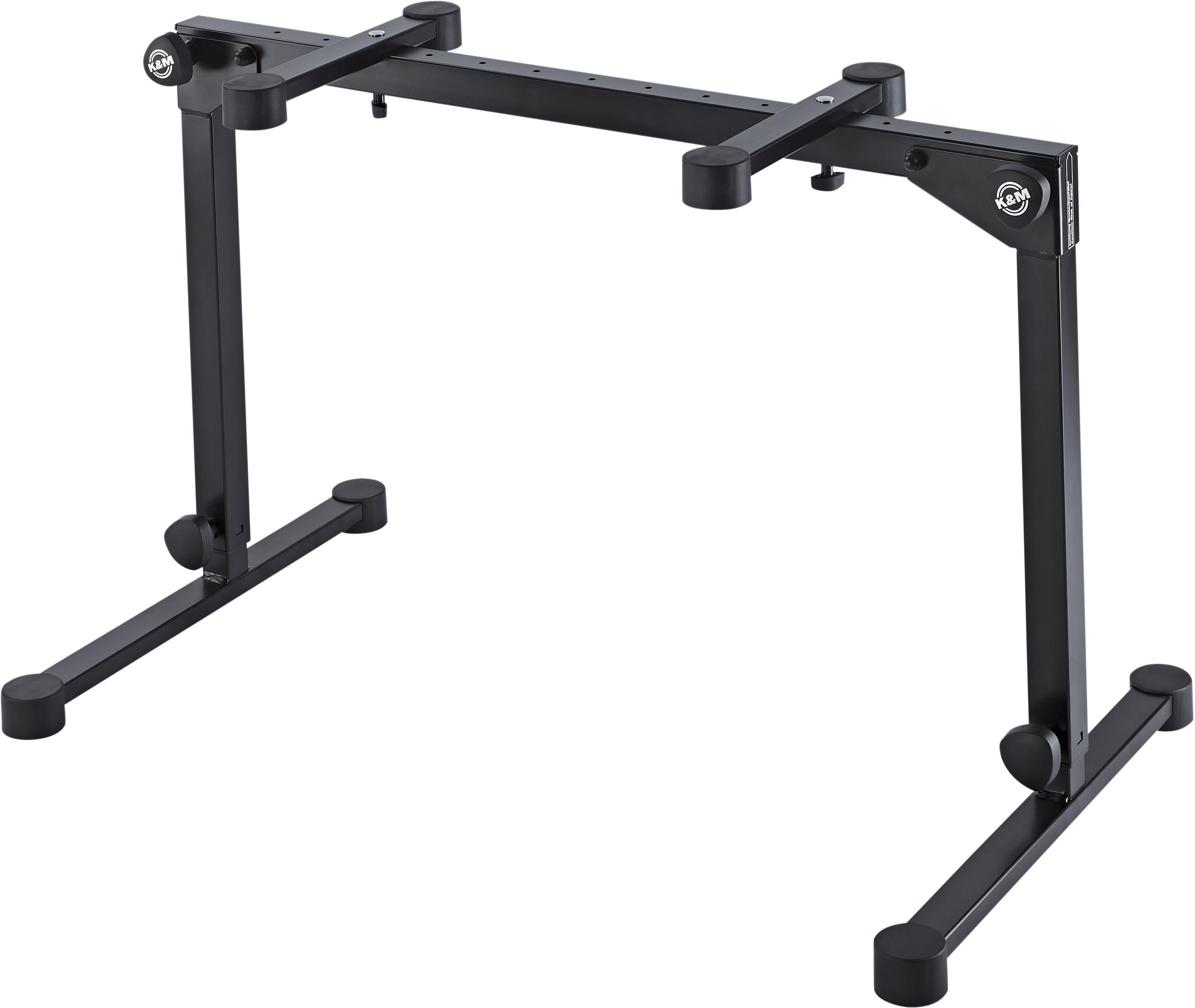 K&M 18820 Foldable Heavy Duty Steel Tube Adjustable Keyboard Table Stand In Black - KM18820BK (6).jpg