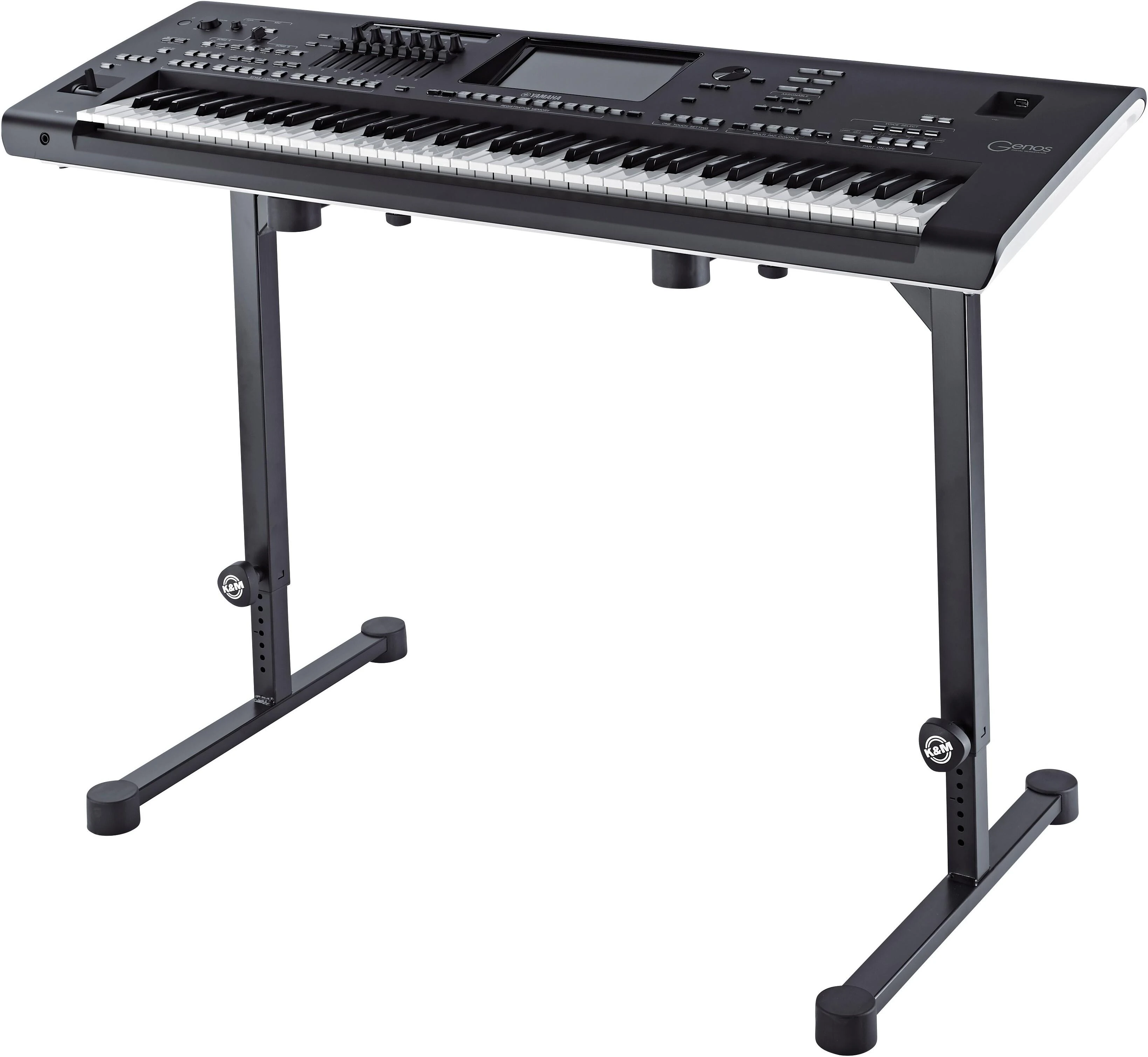 K&M 18810 Heavy Duty Steel Tube Adjustable Keyboard Table Stand Stand In Black - KM18810BK (4).jpg