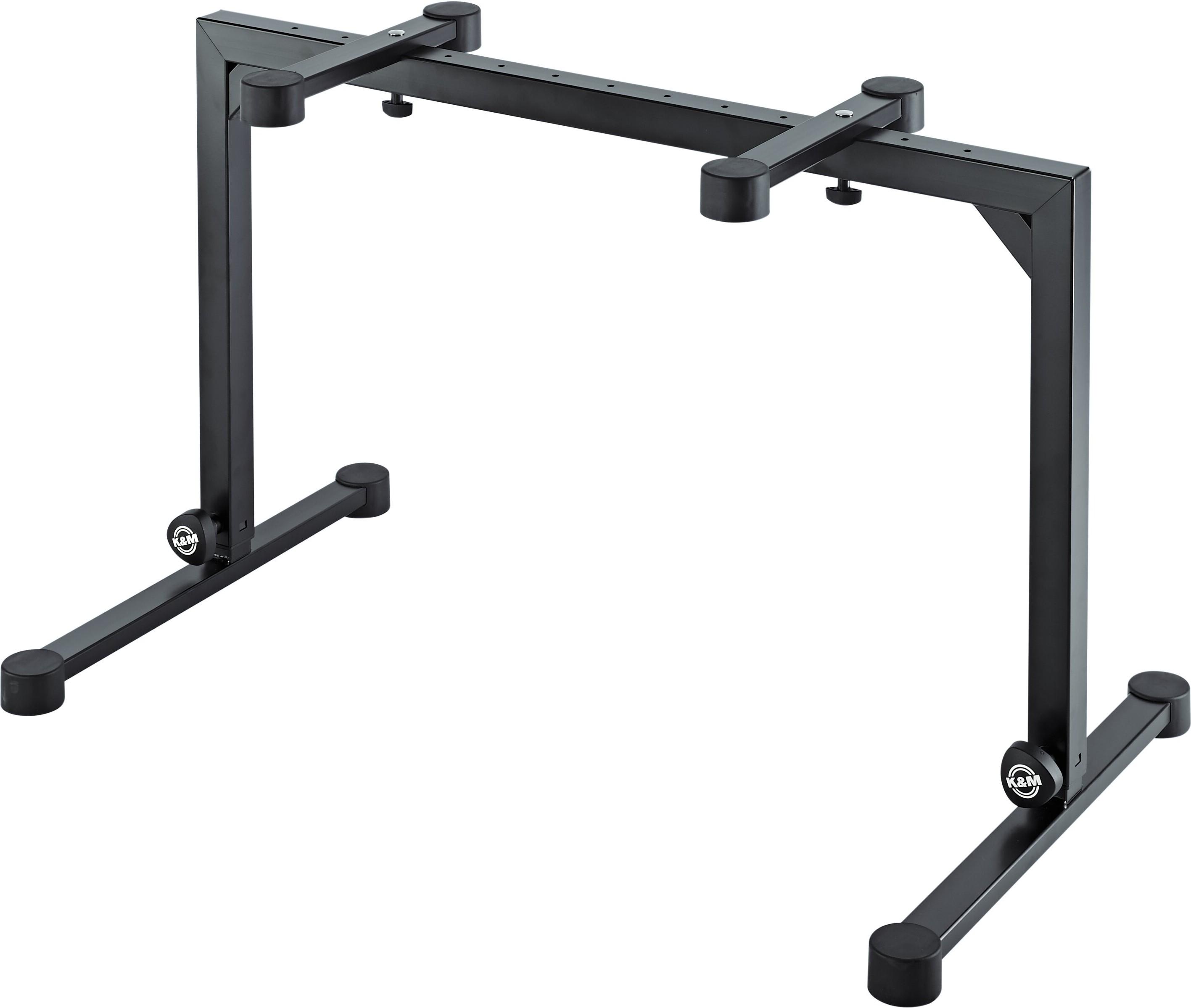 K&M 18810 Heavy Duty Steel Tube Adjustable Keyboard Table Stand Stand In Black - KM18810BK (5).jpg