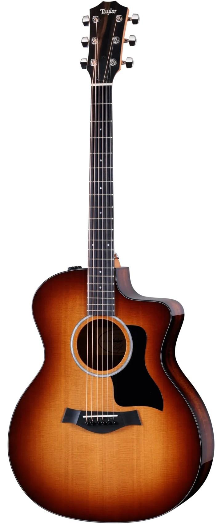 Taylor 214ce-K SB Plus Electro Acoustic Guitar in Shaded Edgeburst - Taylor-214ce-K-SB-Plus-2209113398-FrontLeft-2023.png.jpg