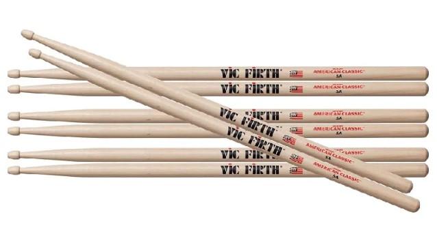 Vic Firth American Classic 5A 4 for 3 Value Pack - VF-P5A3-5A1.jpg