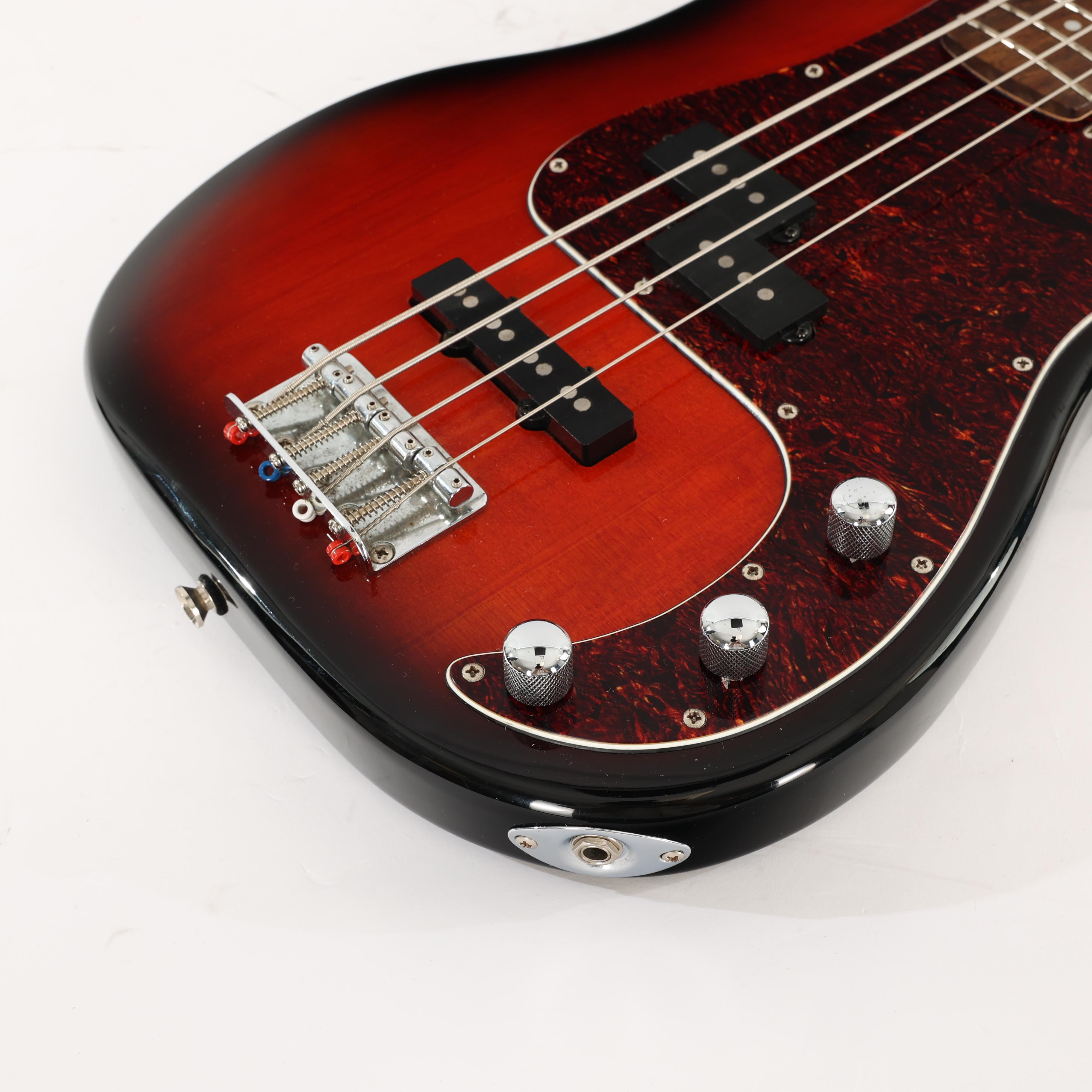Second Hand Squier Indonesian Standard Precision PJ Bass 2-Tone Sunburst 003 - SH-130-1003 (7).jpg