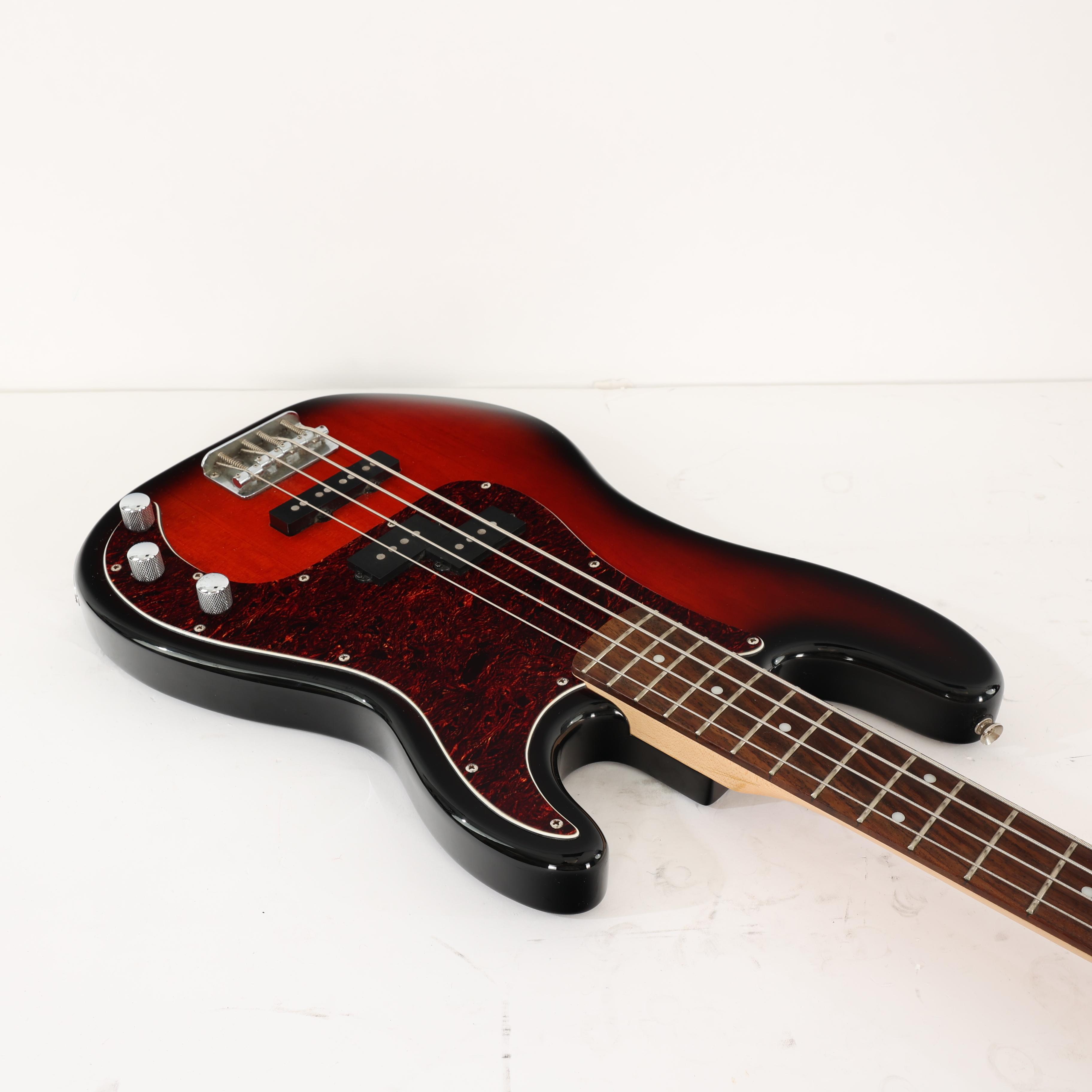Second Hand Squier Indonesian Standard Precision PJ Bass 2-Tone Sunburst 003 - SH-130-1003 (8).jpg
