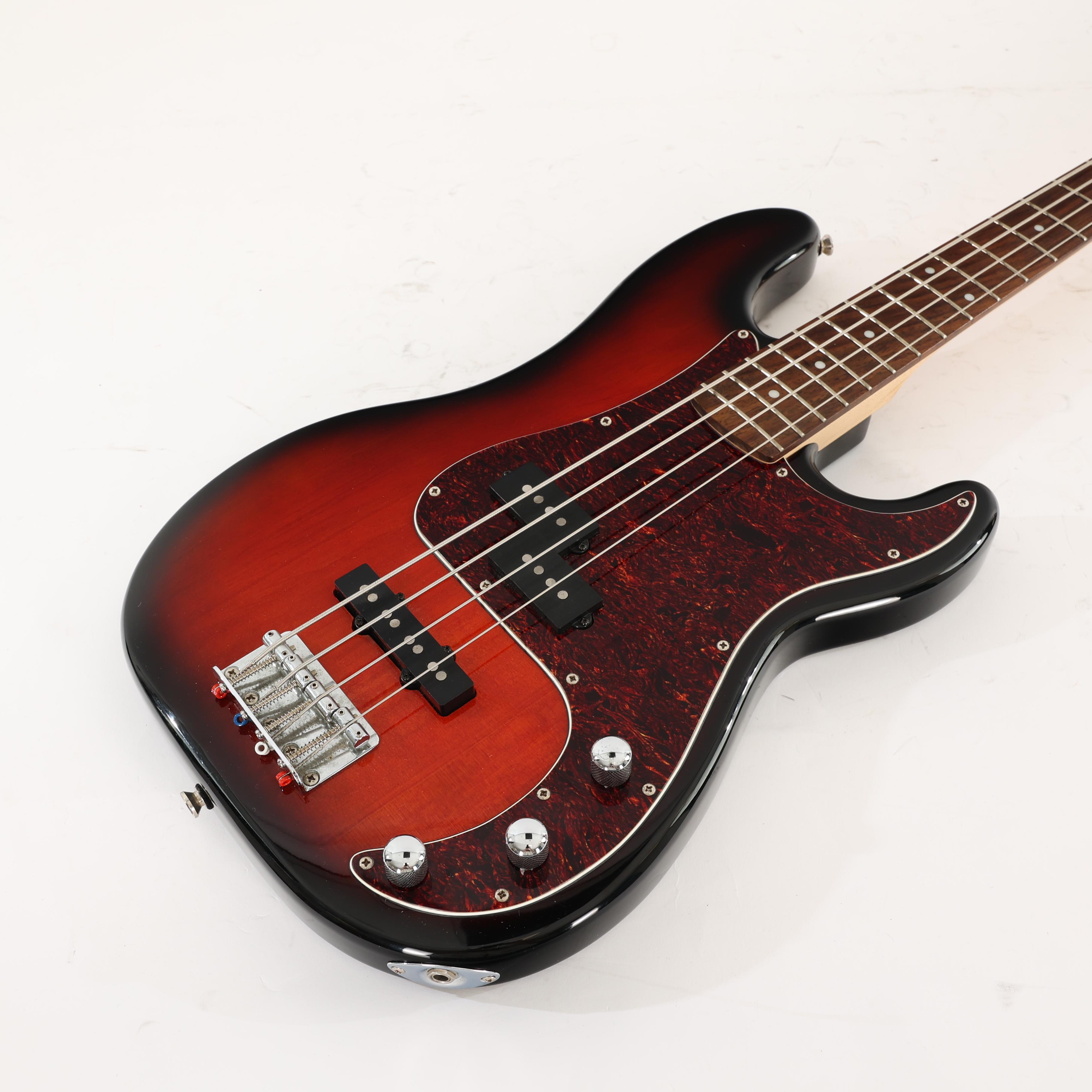 Second Hand Squier Indonesian Standard Precision PJ Bass 2-Tone Sunburst 003 - SH-130-1003 (5).jpg