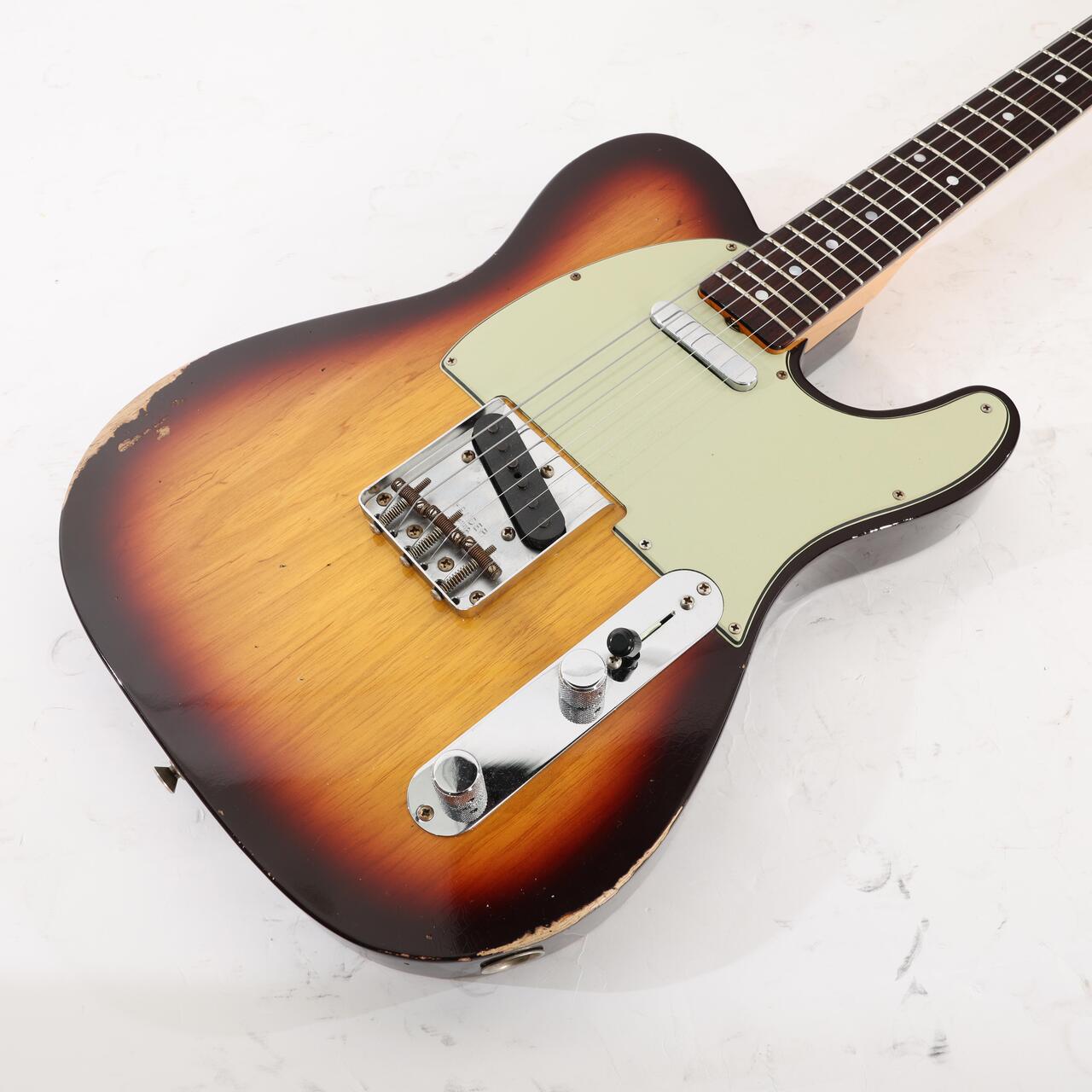 Second Hand Fender Custom Shop 64 Tele Chocolate Burst Relic 378 - SH-114-2378 (5).jpg