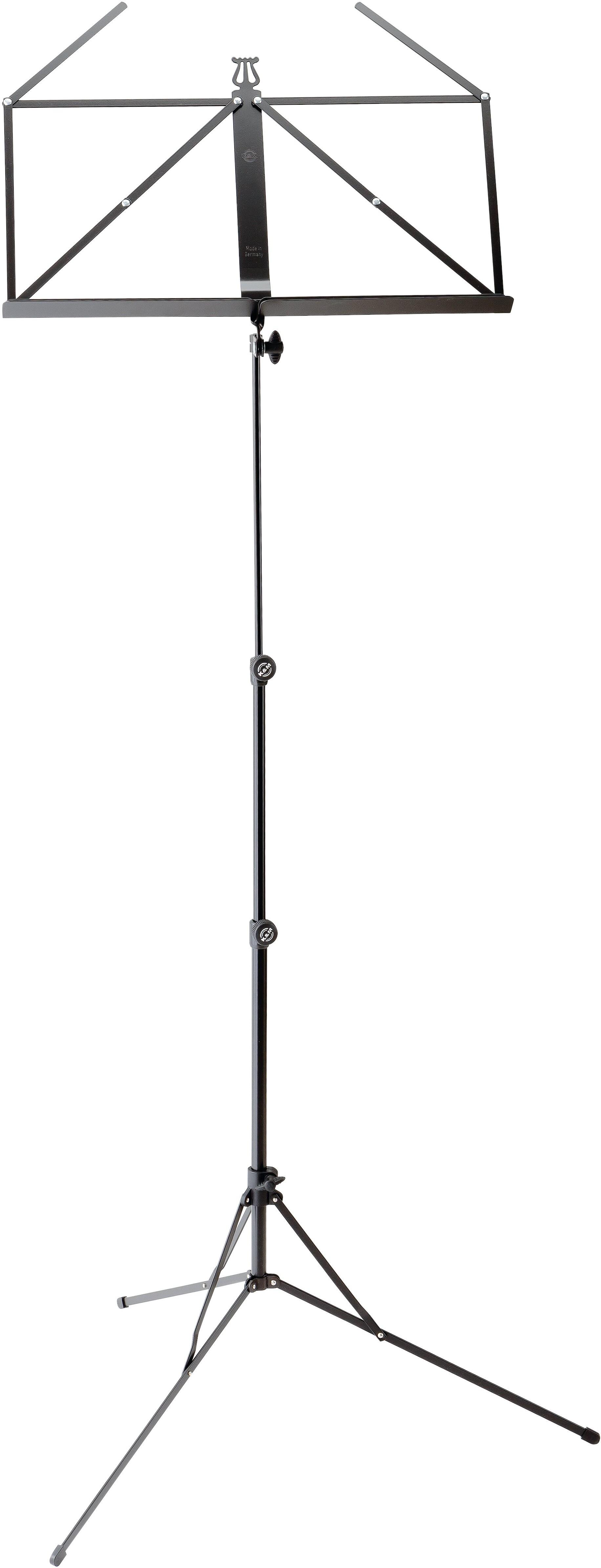 K&M 101 Music stand In Black - KM101B (1).jpg