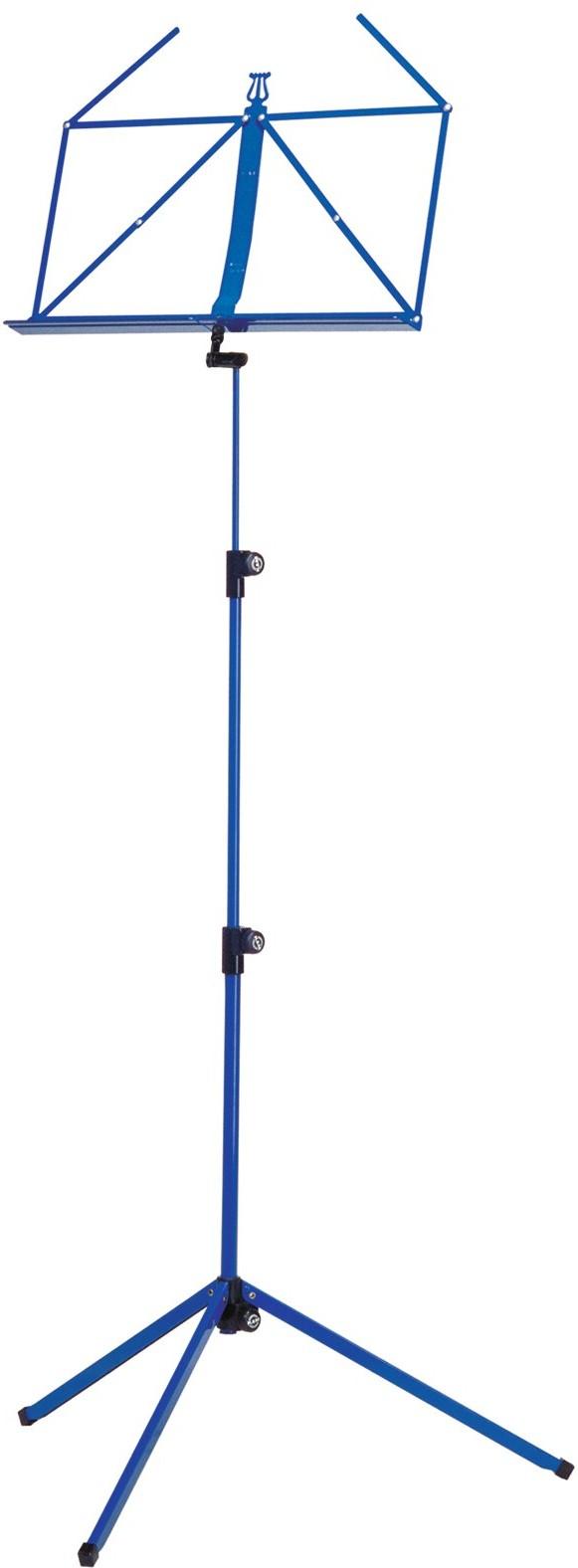 K&M 100/1 Telescopic Design Music Stand In Blue - KM1001BU (1).jpg