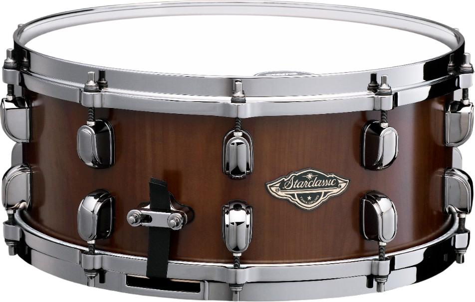 Tama Starclassic Walnut Birch 14x6 inch Snare Drum in Matte Brown - WBSS146BNC-MBC (5).jpg