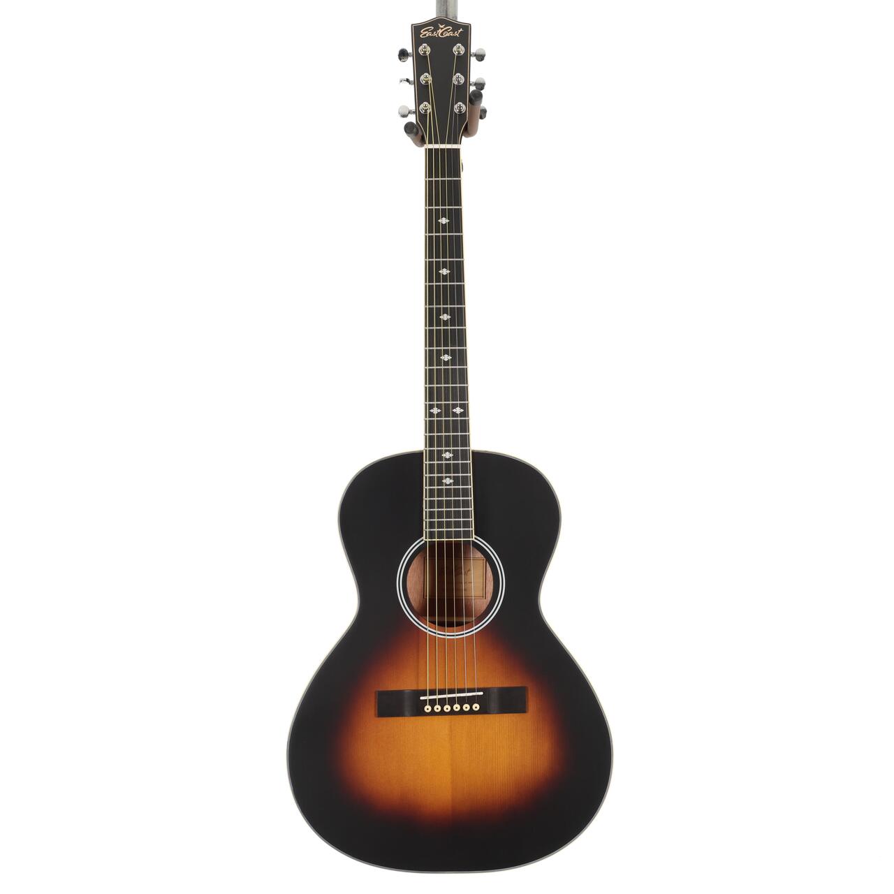 EastCoast PL Parlour Acoustic Guitar in Tobacco Burst - EC-PL-TBS (3).jpg