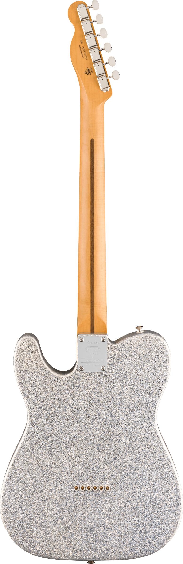 Fender 75th Anniversary Player II Telecaster Electric Guitar in Diamond Dust Sparkle - 0140770313-Full-Back.jpg