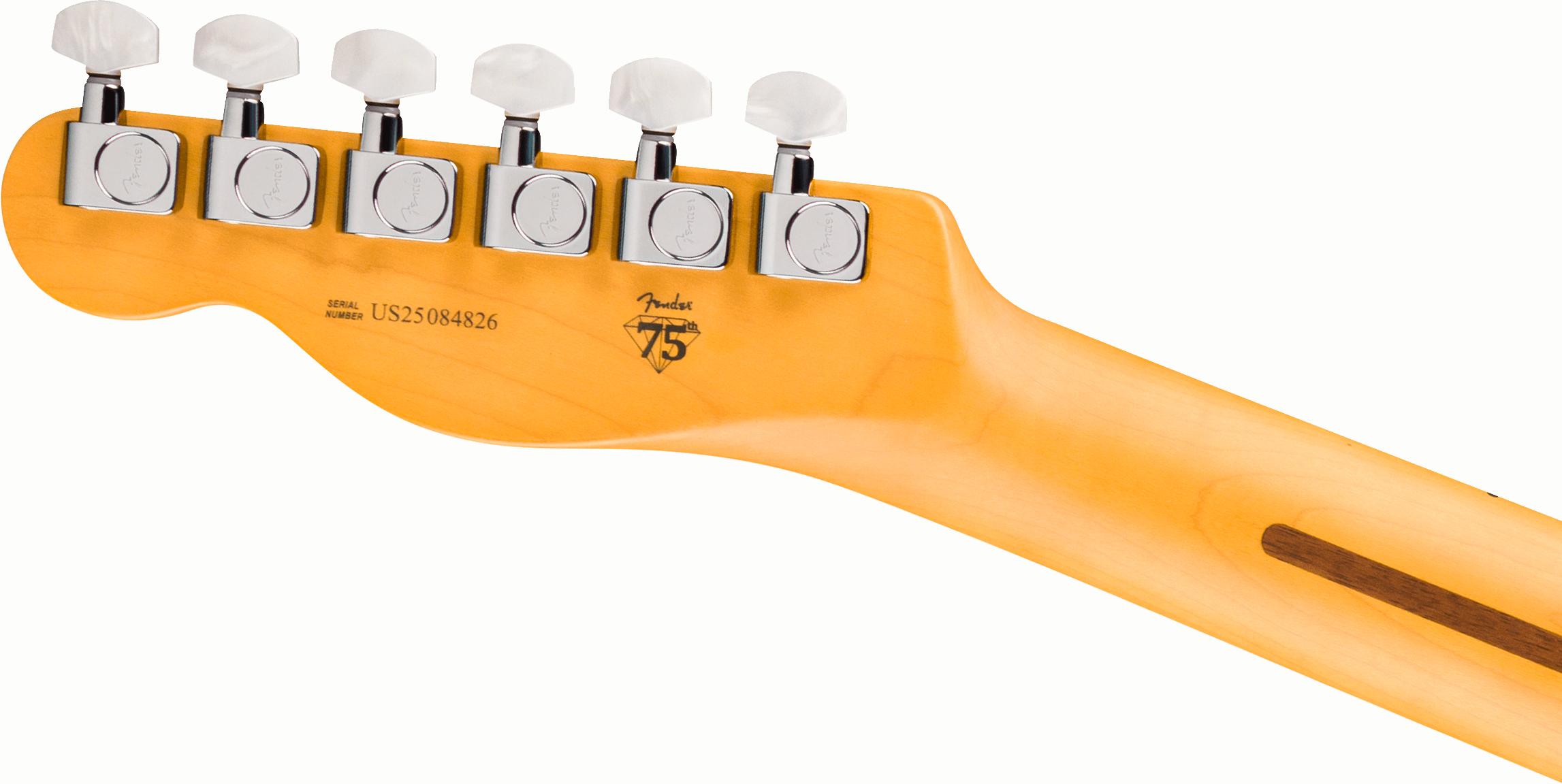 Fender 75th Anniversary American Professional Classic Cabronita Telecaster Electric Guitar in Ice Blue Metallic - 0177032383-Head-Back.jpg