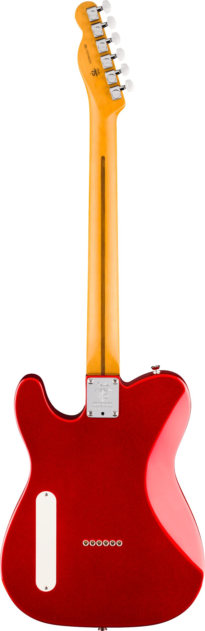 Fender 75th Anniversary American Professional Classic Cabronita Telecaster Electric Guitar in Candy Apple Red - 0177032309-Full-Back.jpg