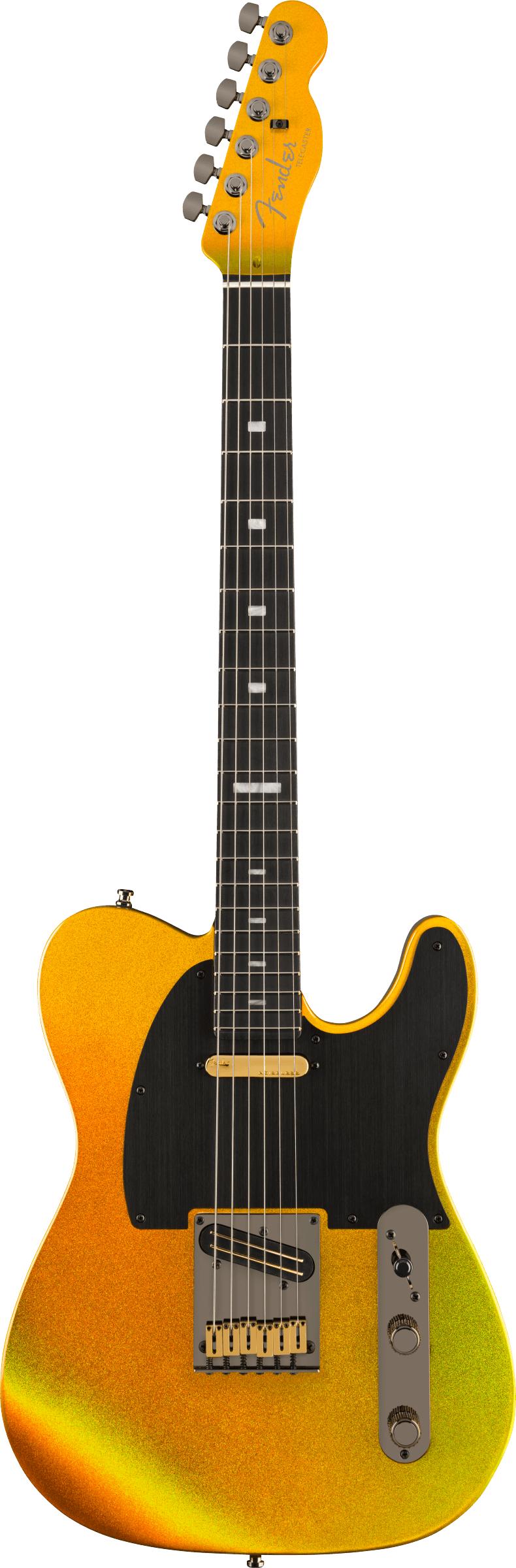 Fender 75th Anniversary American Ultra II Telecaster Electric Guitar in Liquid Gold - 0177011728-Full-Front.jpg