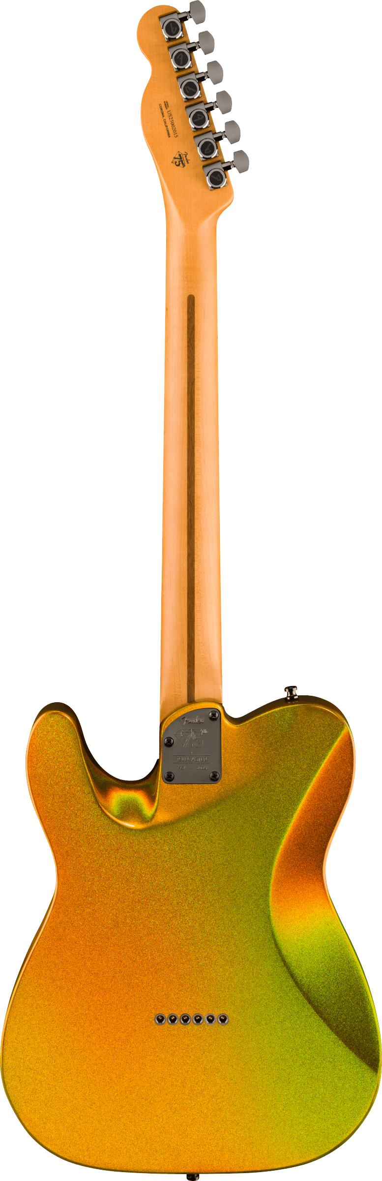 Fender 75th Anniversary American Ultra II Telecaster Electric Guitar in Liquid Gold - 0177011728-Full-Back.jpg