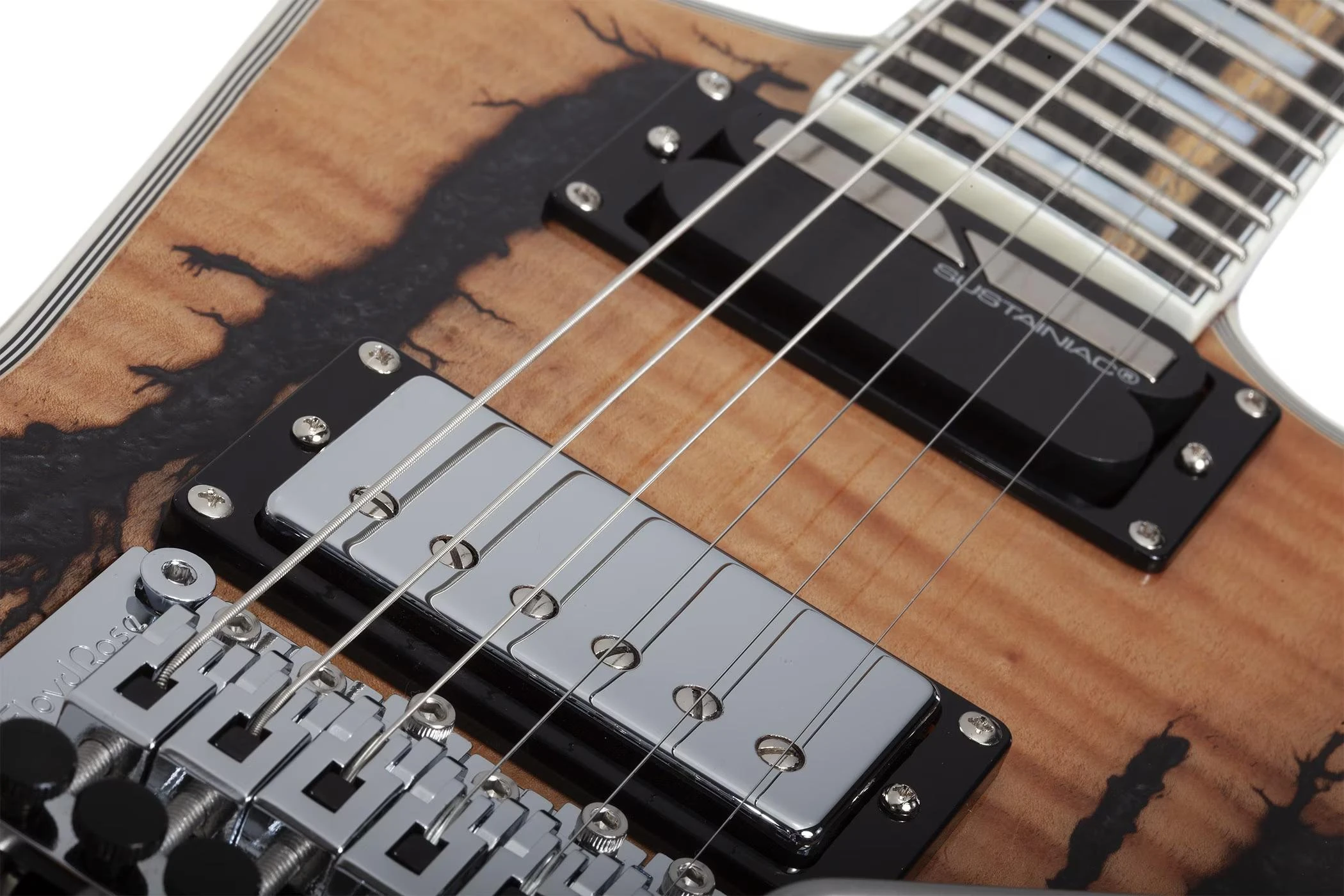Schecter E-1 FR-S Electro-Resin Electric Guitar in Gloss Natural - SCH-GTR-605-6.jpg